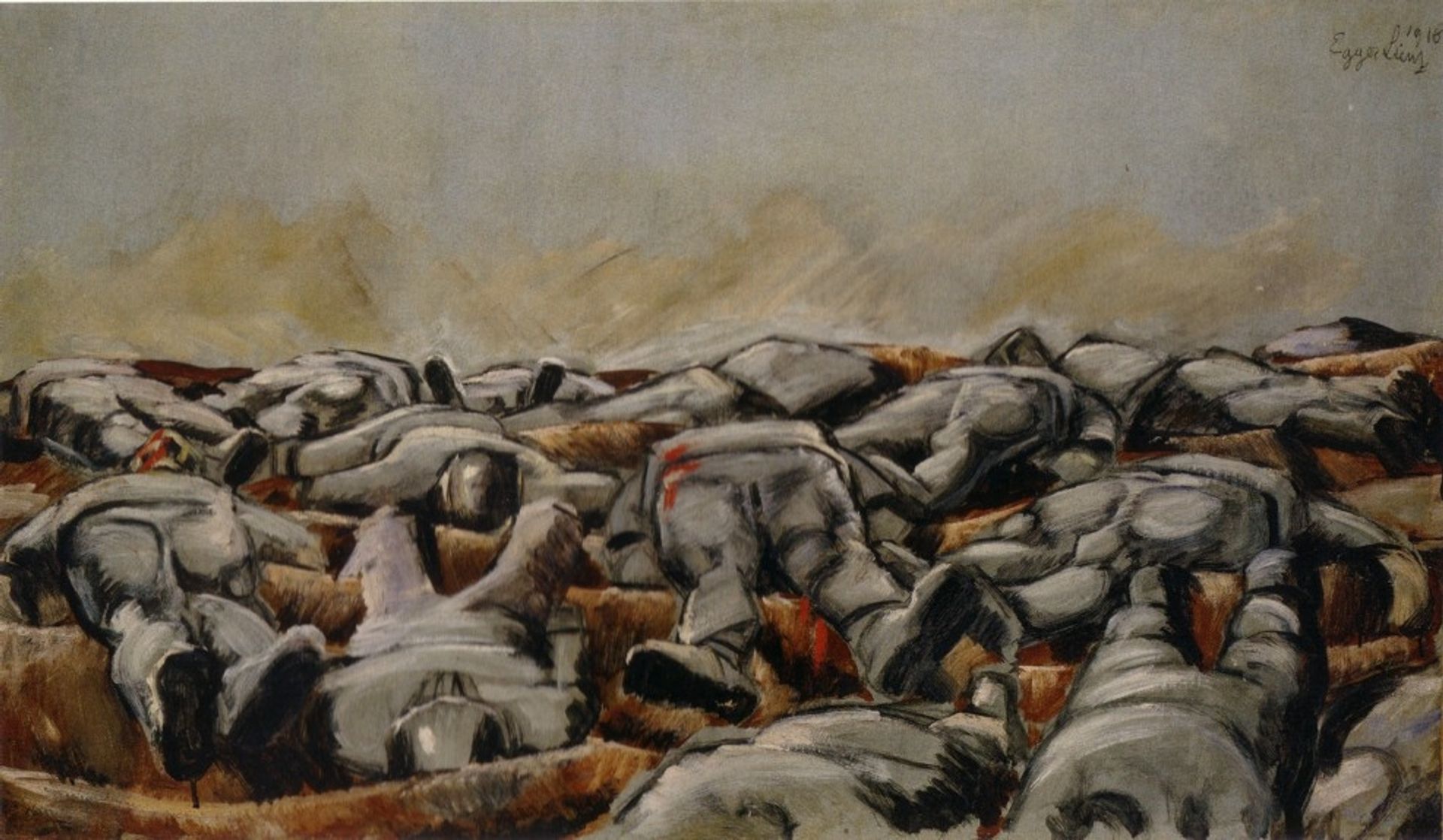 Leichenfeld II by Albin Egger-Lienz