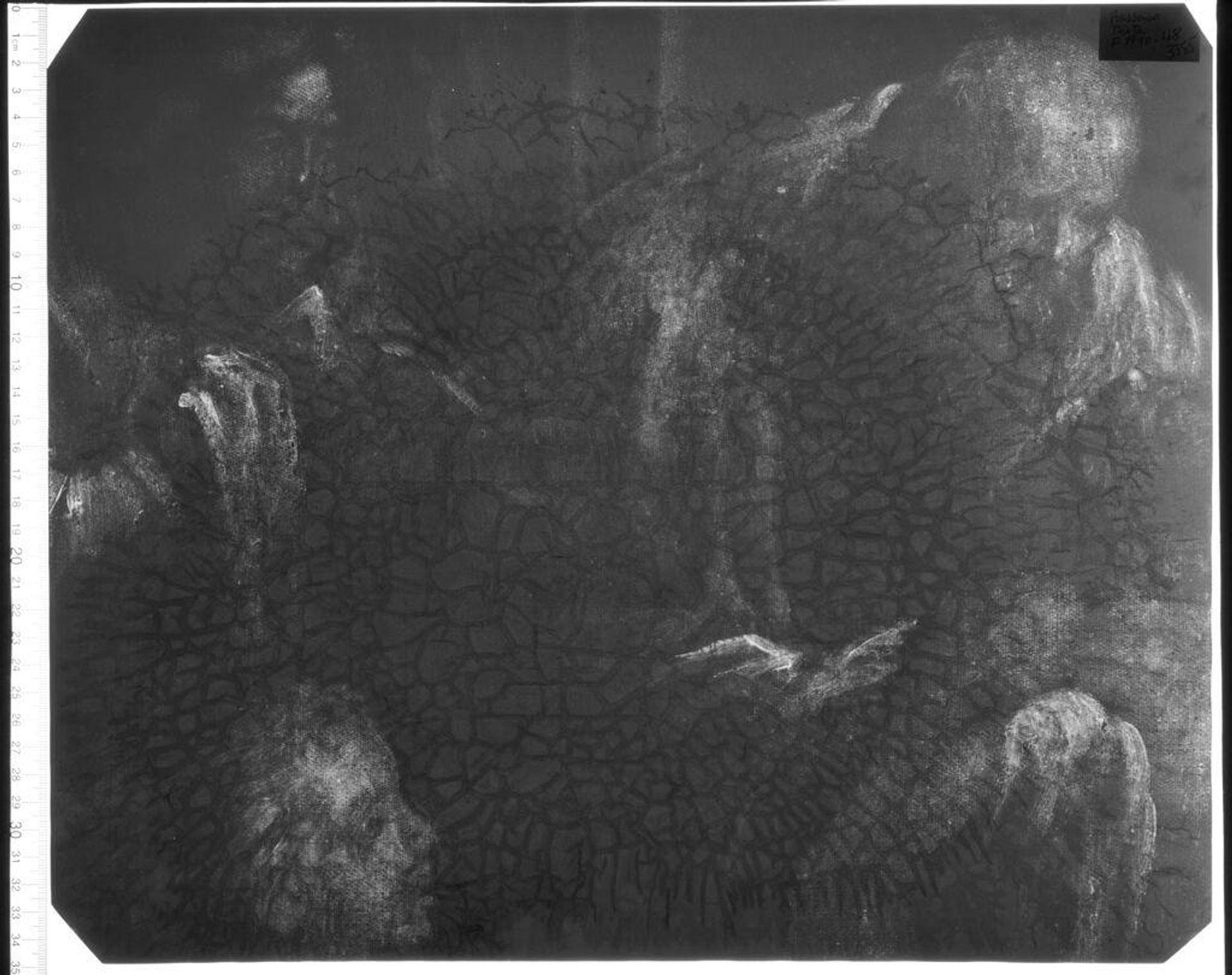X-radiograph(s) of "Pieta" by Artist of original: School of(?) Jacopo Bassano the Elder