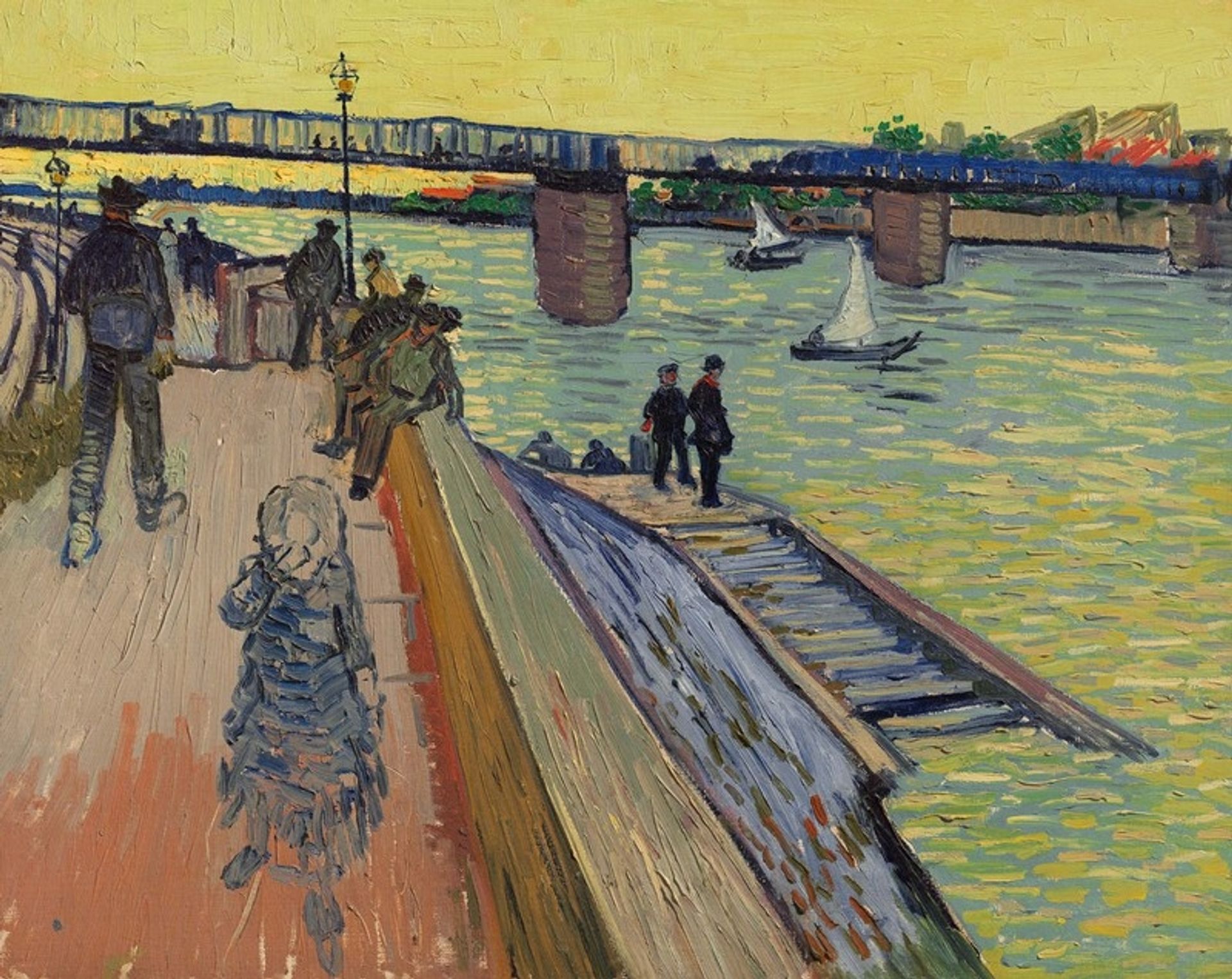 Le pont de Trinquetaille by Vincent van Gogh