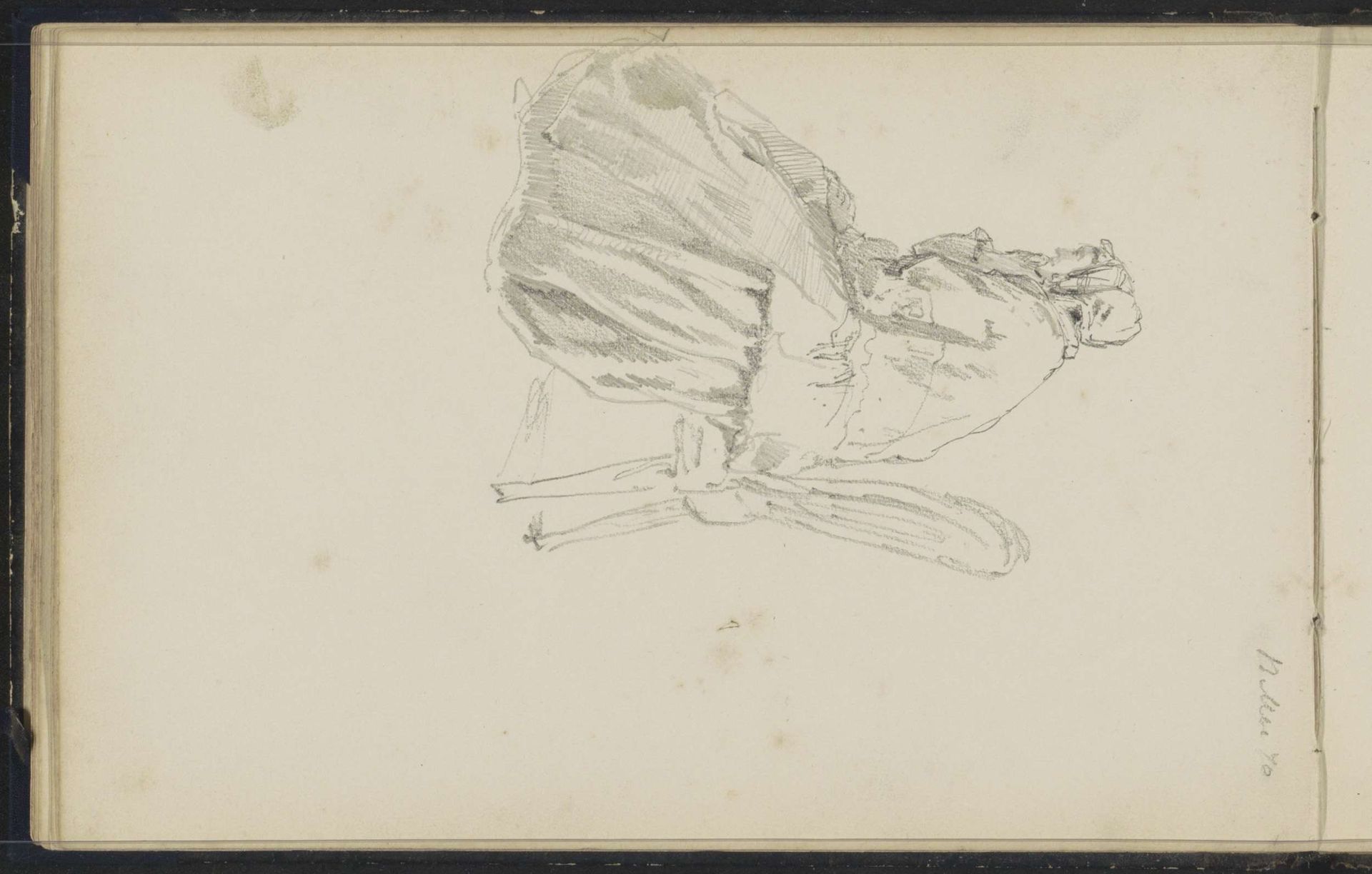 Zittende vrouw op een stoel by Cornelis Springer