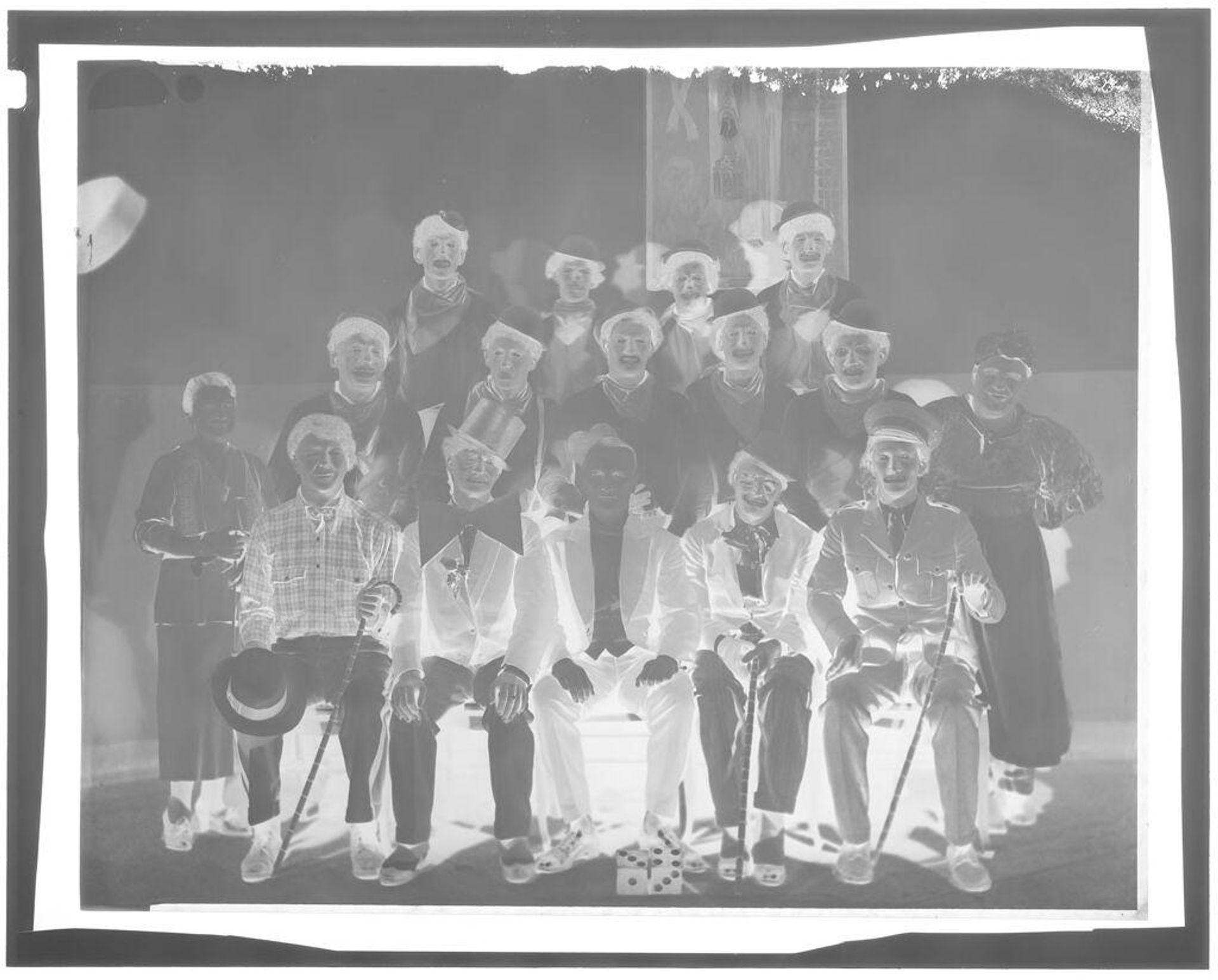 Untitled (group in costume) by John Deusing