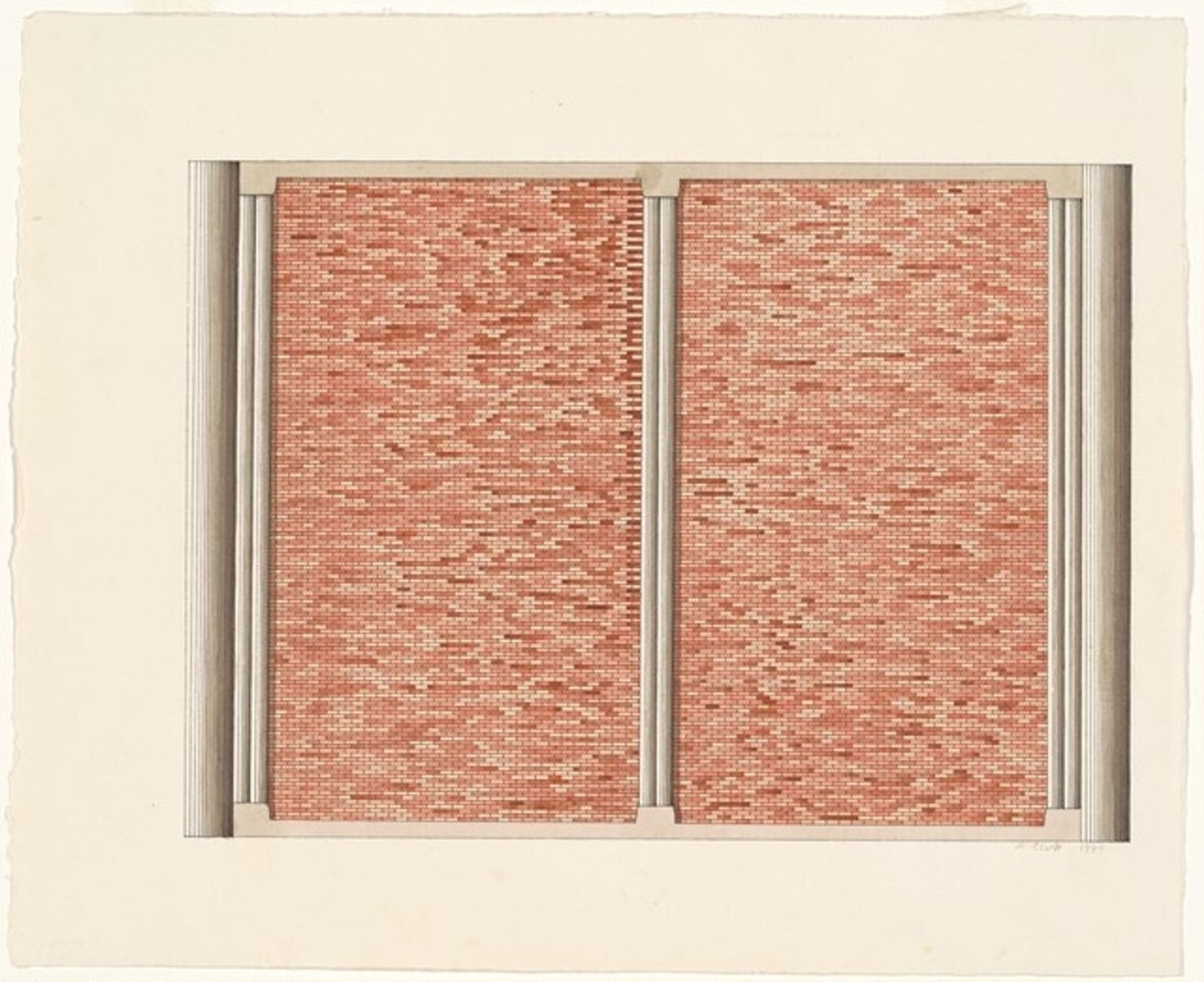 Classic Windows, Red Brick by Michael Clark