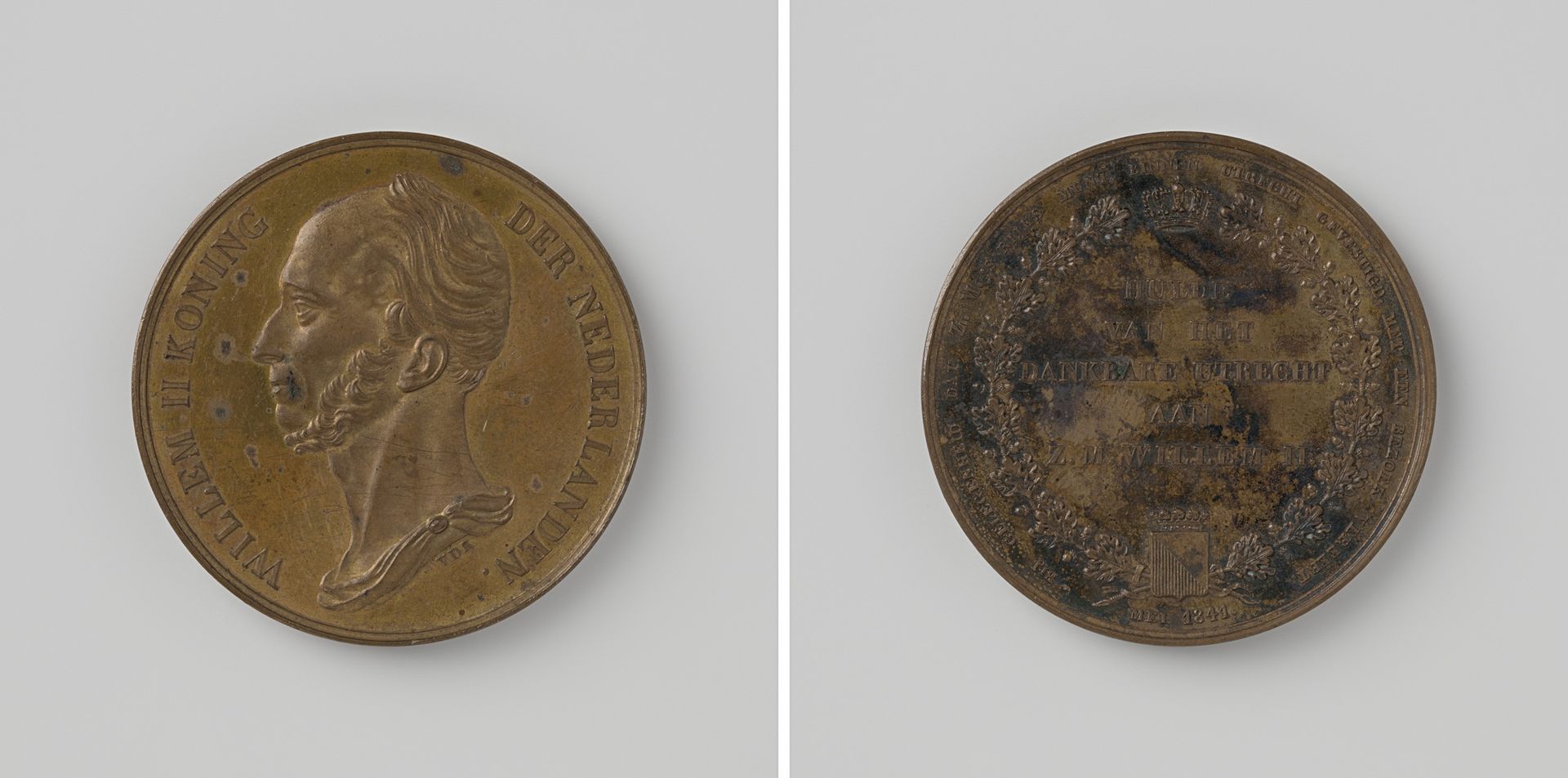 Bezoek van Willem II aan 's Rijks Munt te Utrecht 1841 by David van der (1804-1879) Kellen