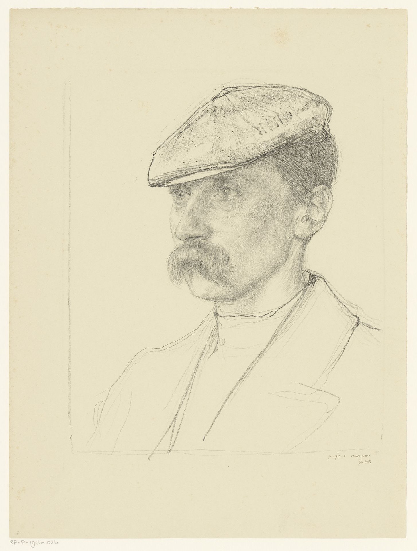 Portret van Cornelis Gerardus 't Hooft by Jan Veth