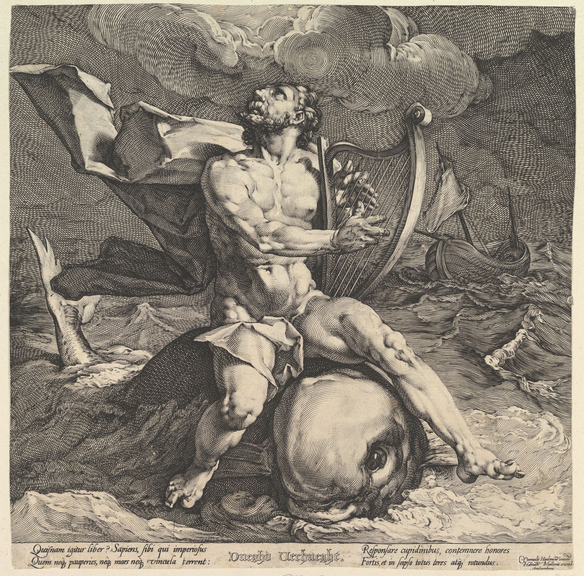 Arion on a Dolphin by Jan Muller