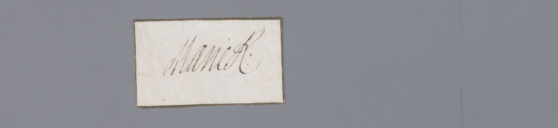 Document by Schotland en Ierland) Maria II Stuart (koningin van Engeland