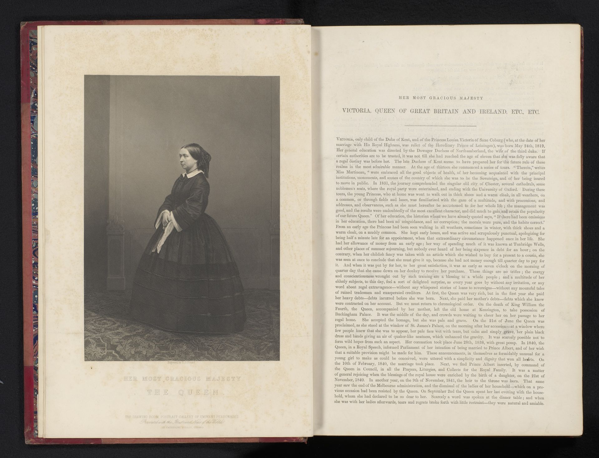 The Drawing Room Portrait Gallery of Eminent Personages vol. I by Daniel John Pound