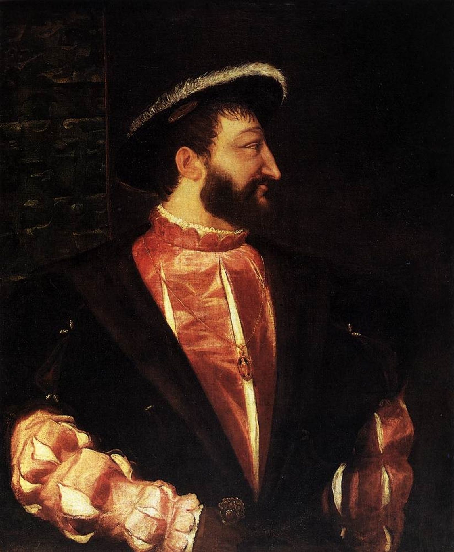 Portrait of Francis I by Titian