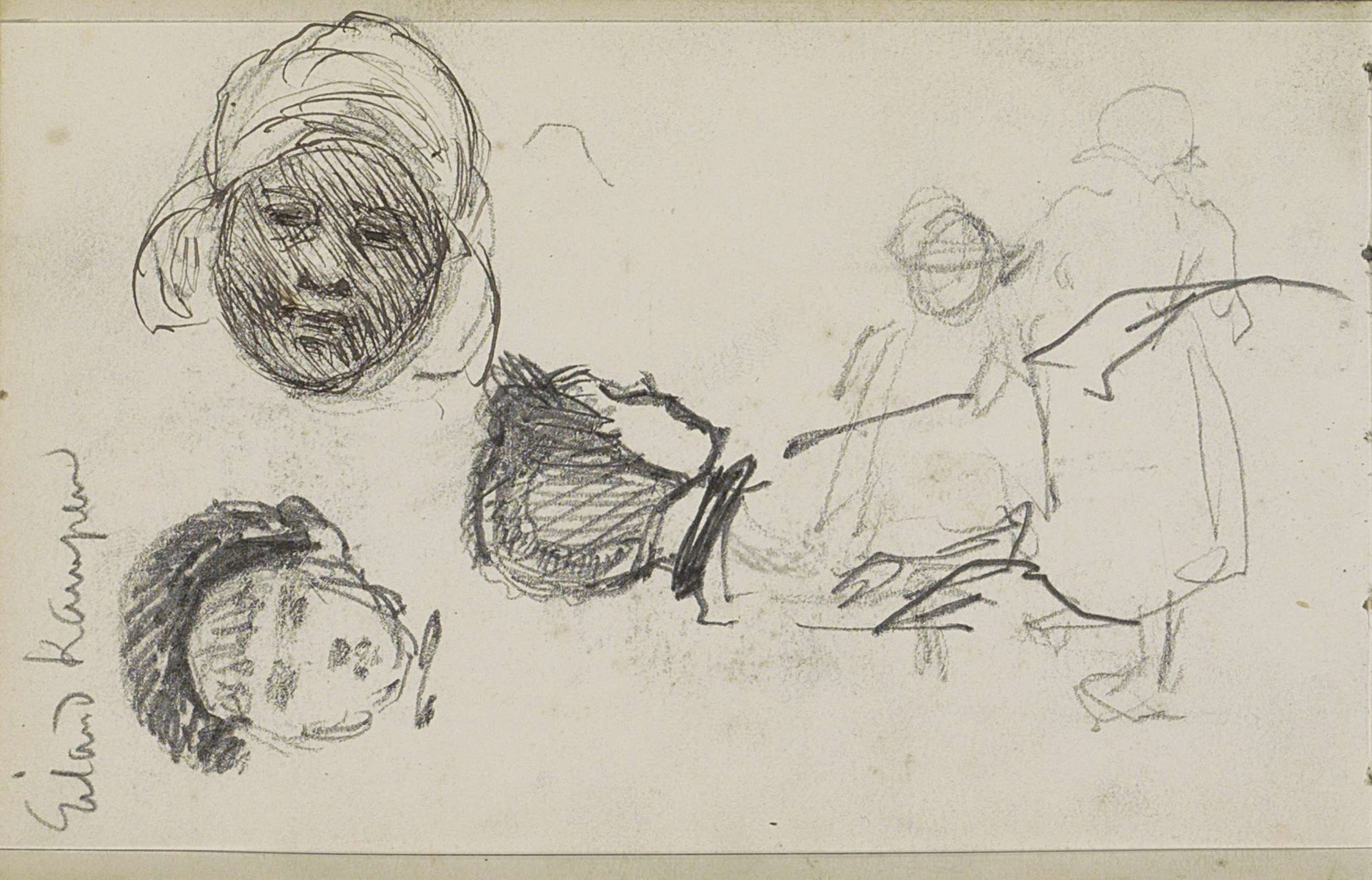 Inwoners van het Kampereiland by George Clausen