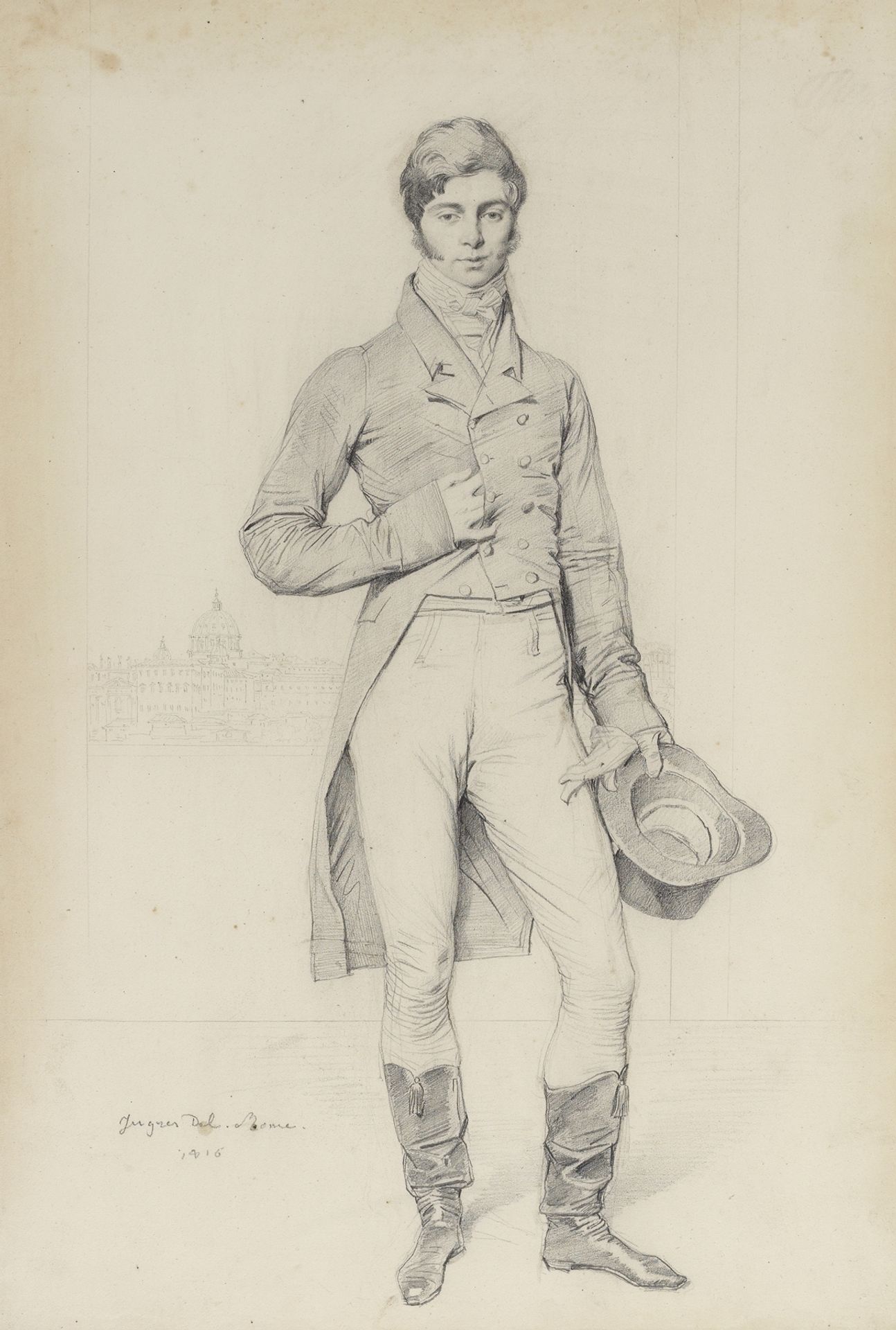 Portrait of Lord Grantham by Jean Auguste Dominique Ingres