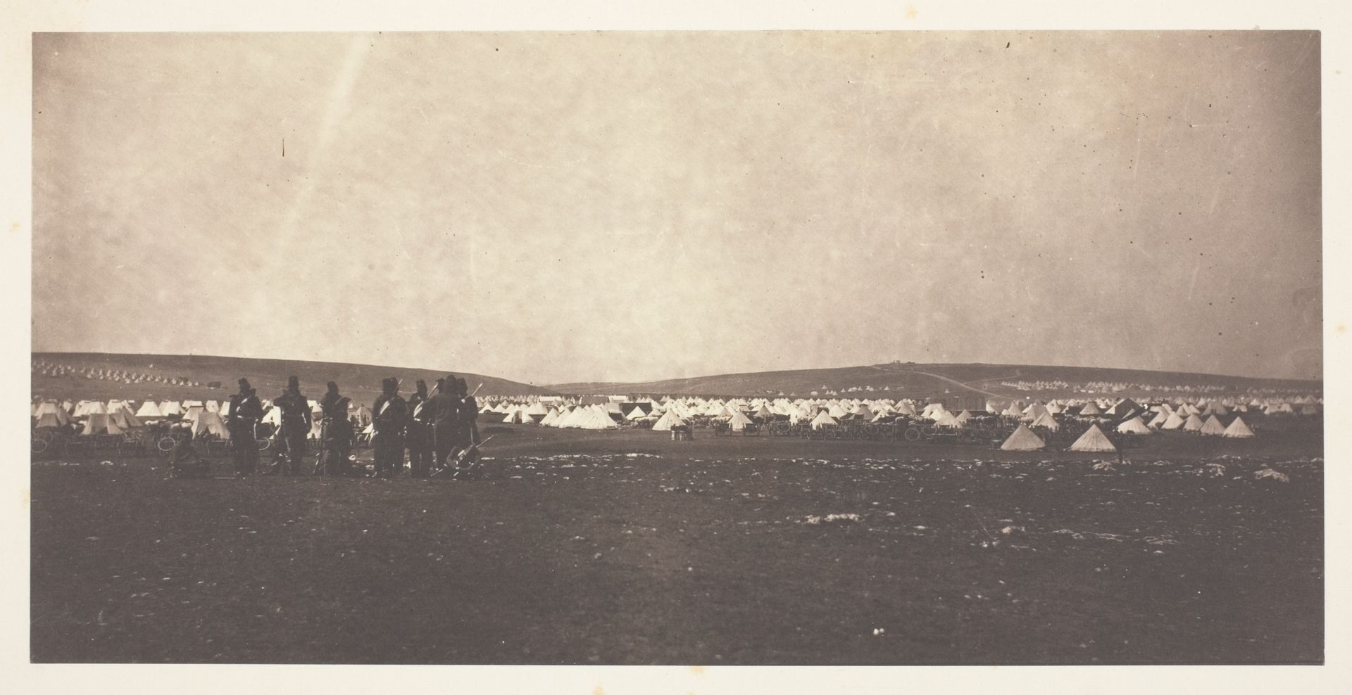 Picquet House, Cathcart's Hill, from General Bosquet's Quarters by Roger Fenton