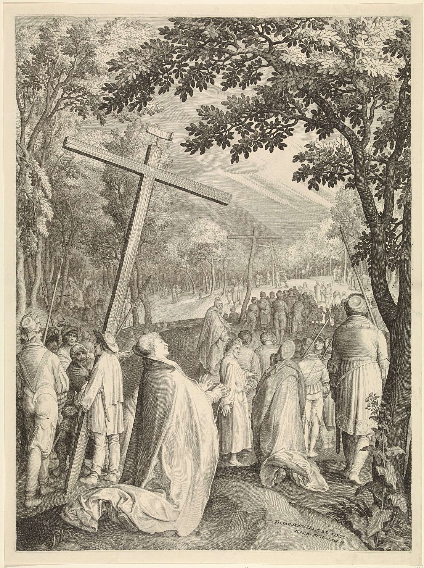 Zweetdoek van Veronica by Nicolaes de Bruyn
