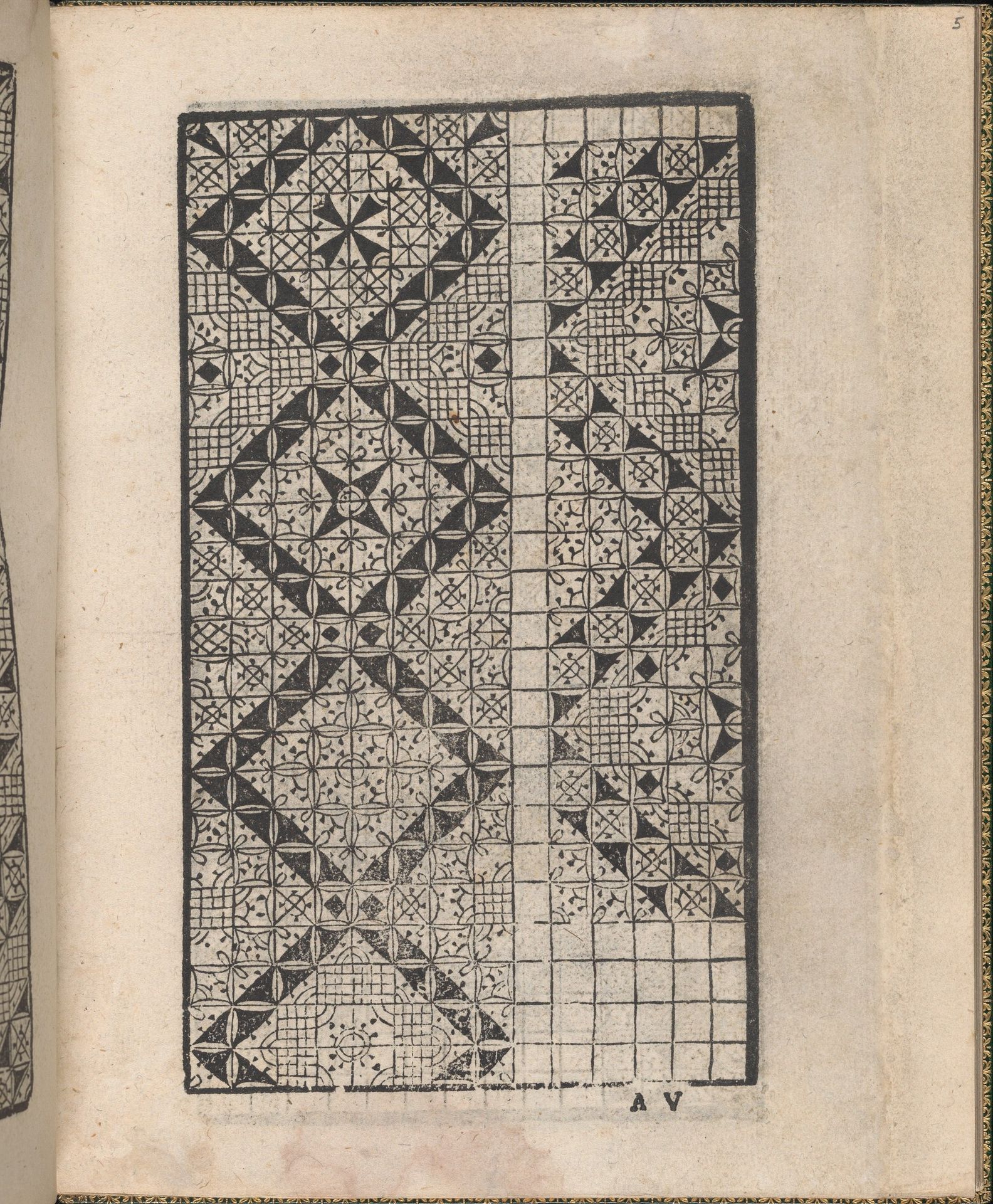 Ornamento delle belle & virtuose donne, page 3 (verso) by Matteo Pagano