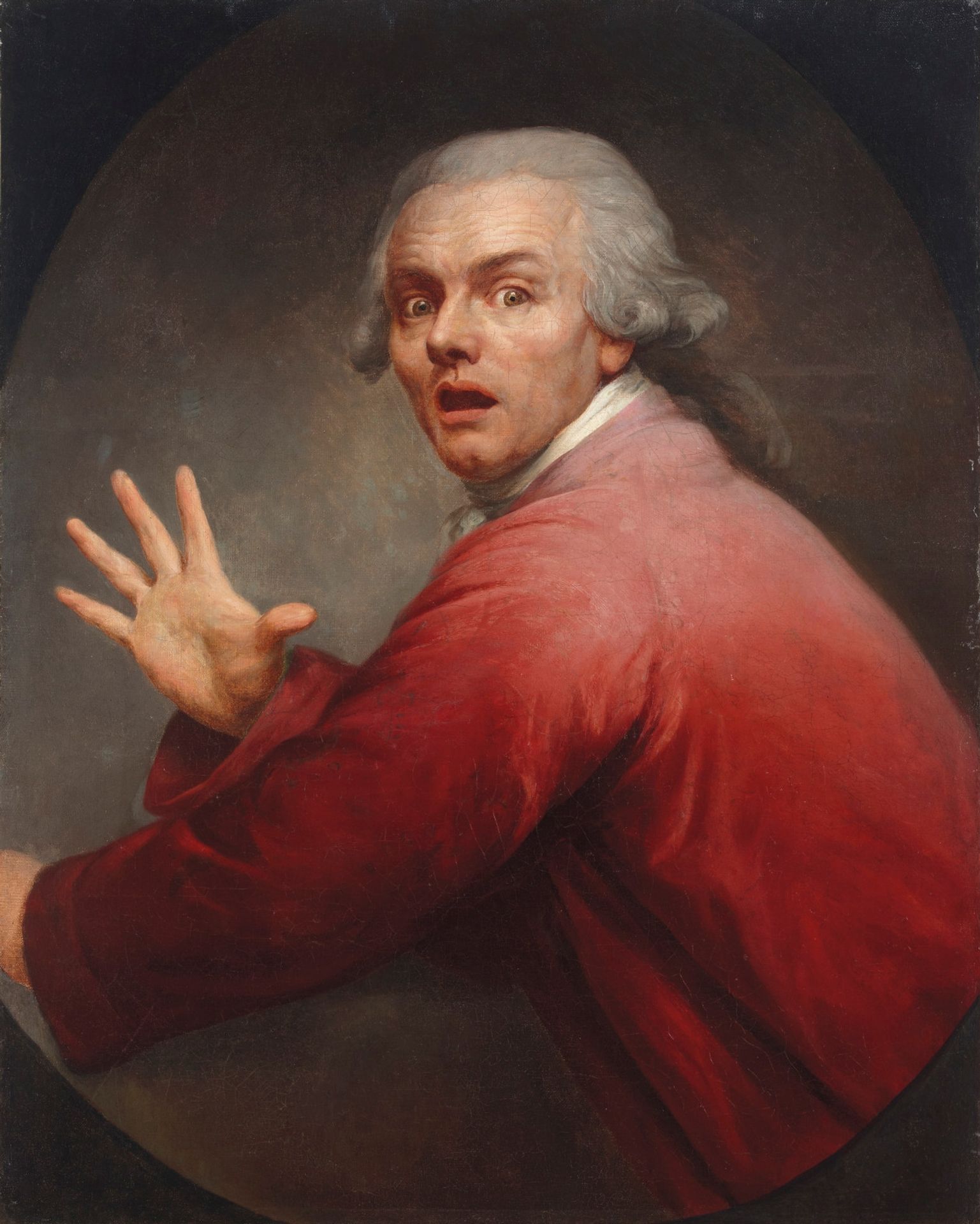 Self-portrait in Surprise and Terror by Joseph Ducreux