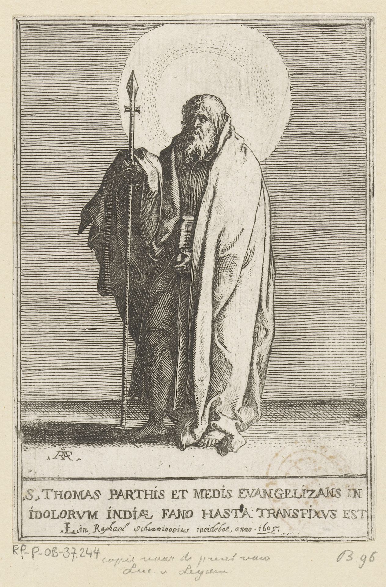 Heilige Tomas by Raffaello Schiaminossi