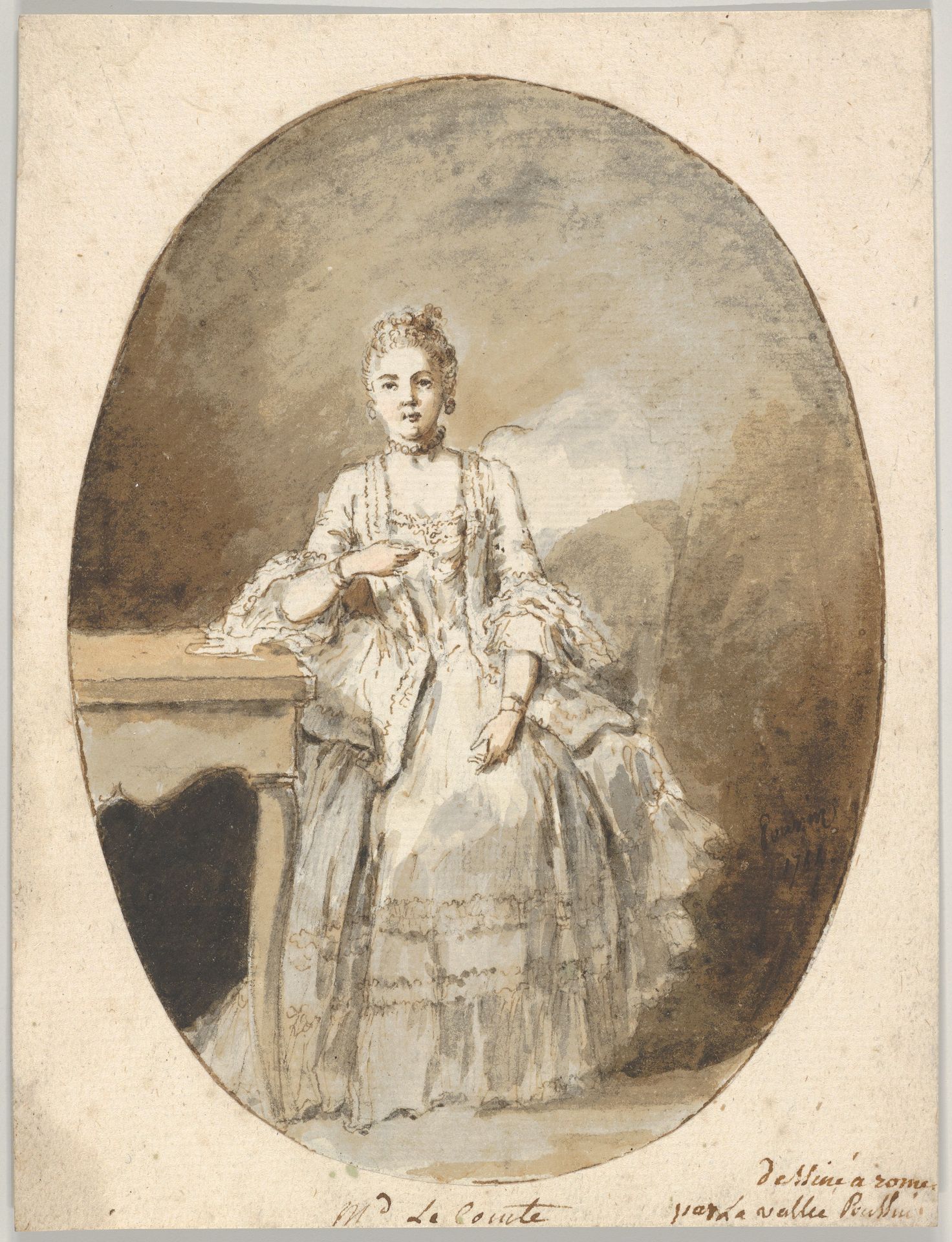 Portrait of Marguerite Le Comte by Etienne de Lavallée-Poussin