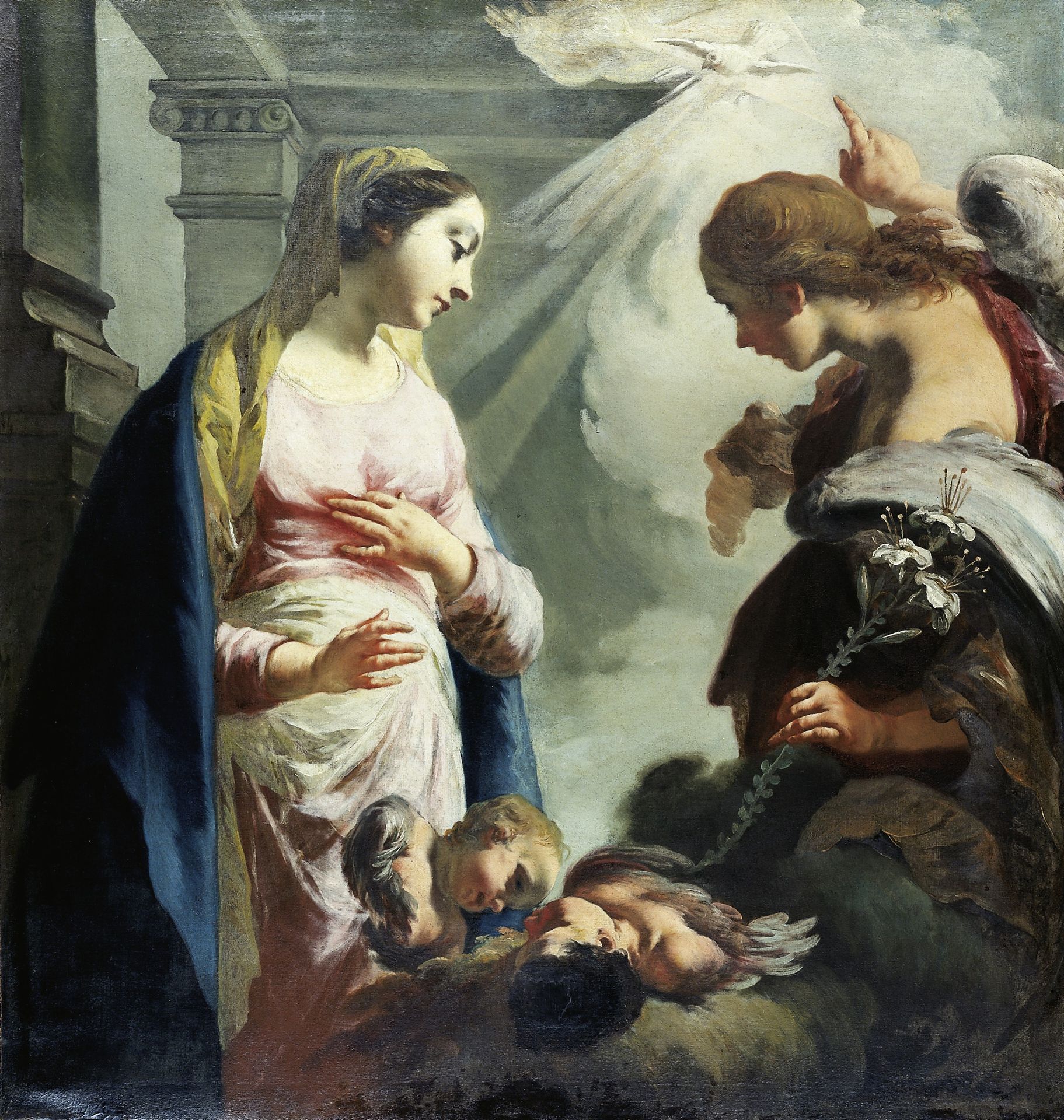 The Annunciation by Francesco Capella called Il Daggiù