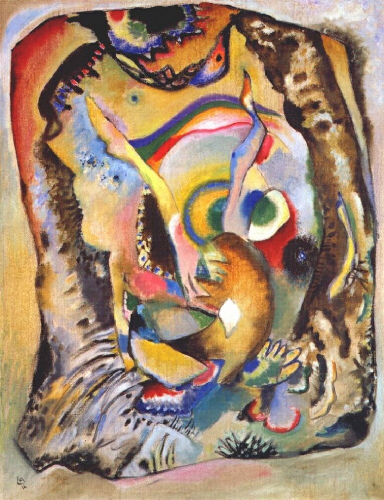 Painting on light ground by Wassily Kandinsky