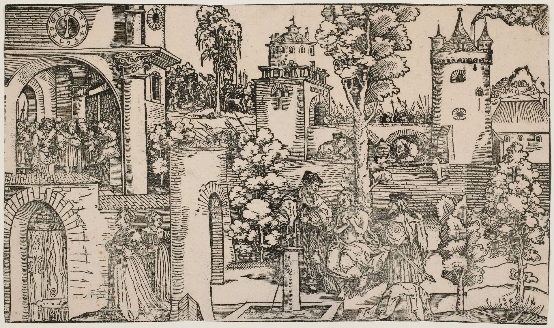 Susanna and the Elders by Hans Schäufelein