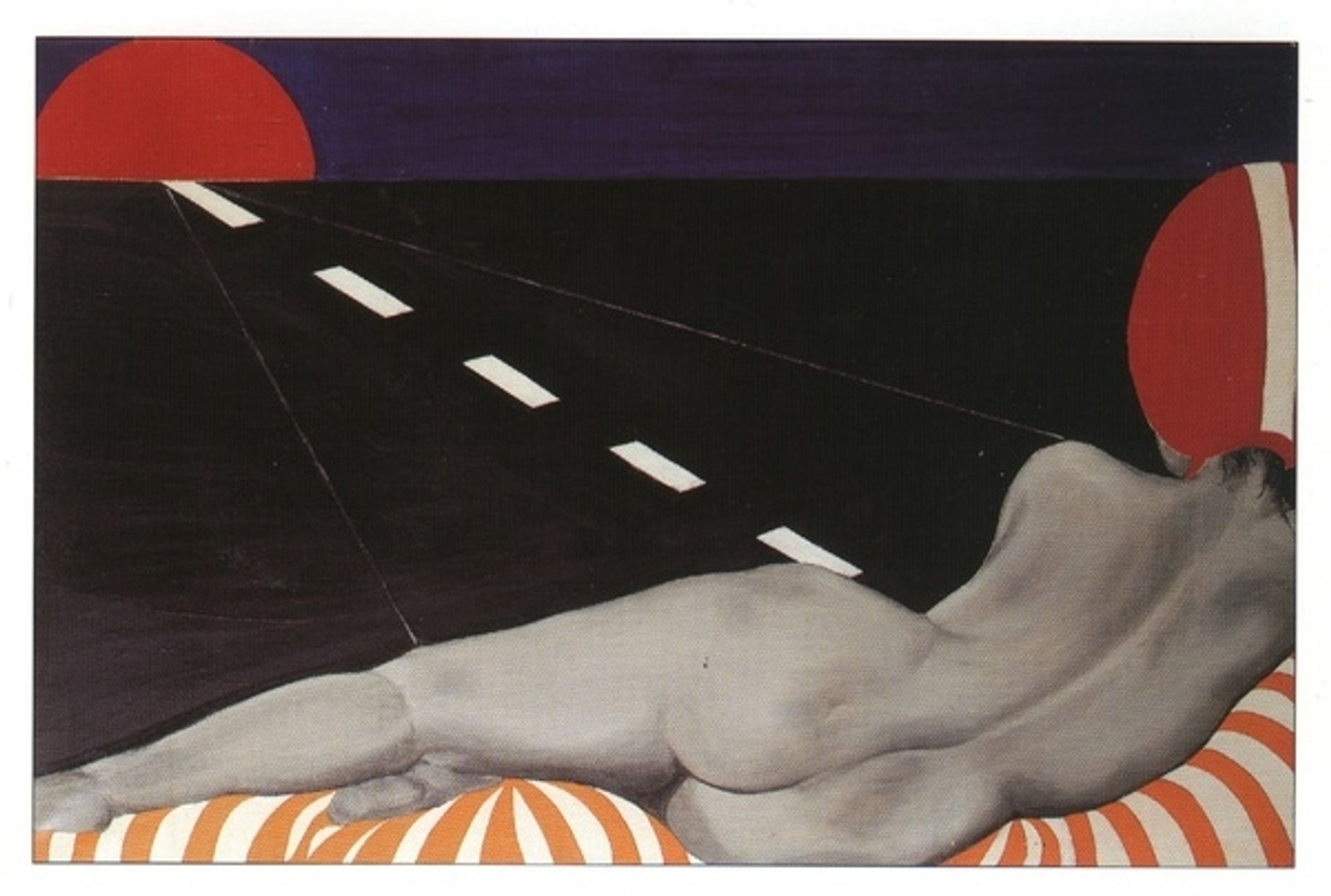 Auto stop by Evelyne Axell