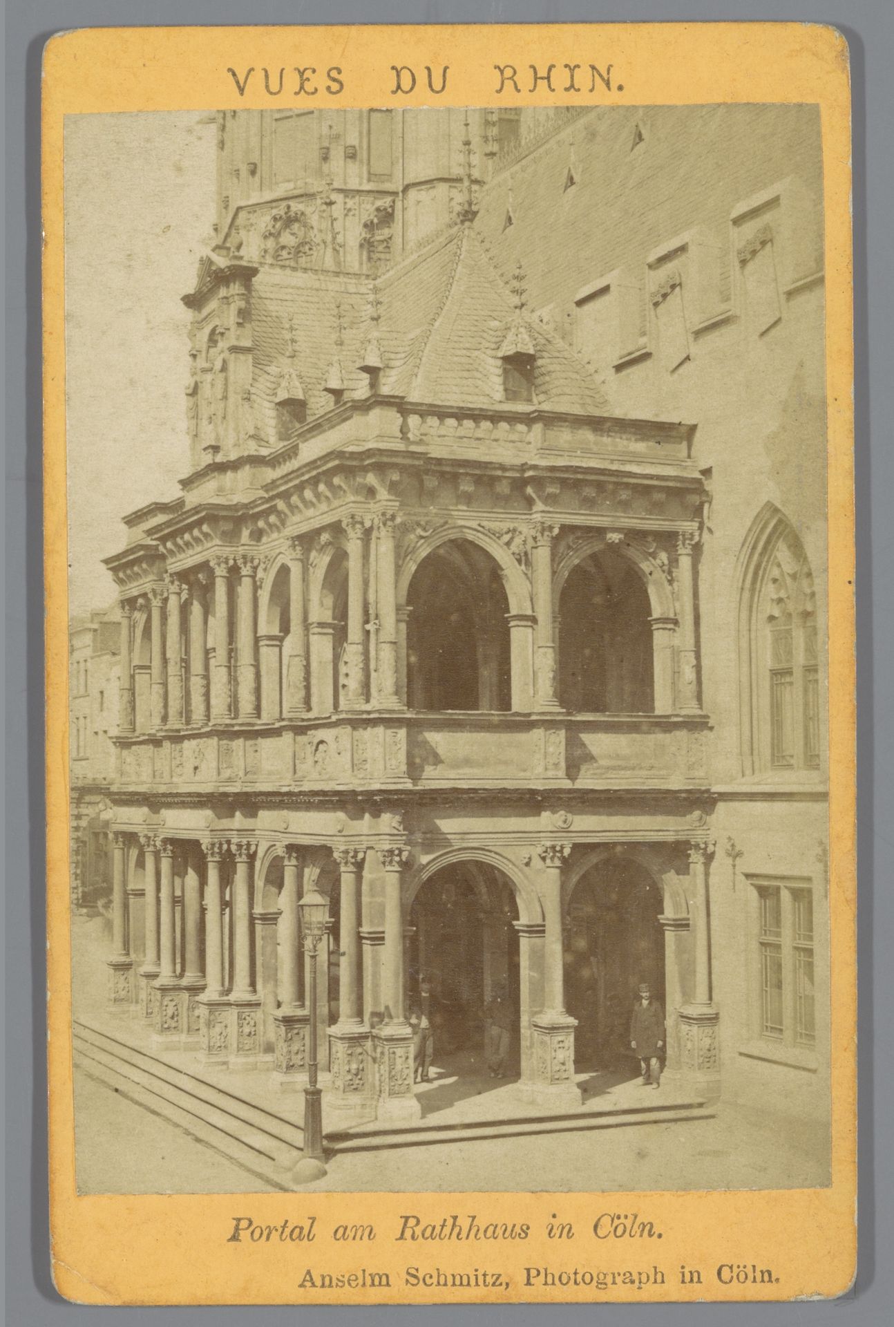 Portaal van het stadhuis in Keulen by Anselm Schmitz