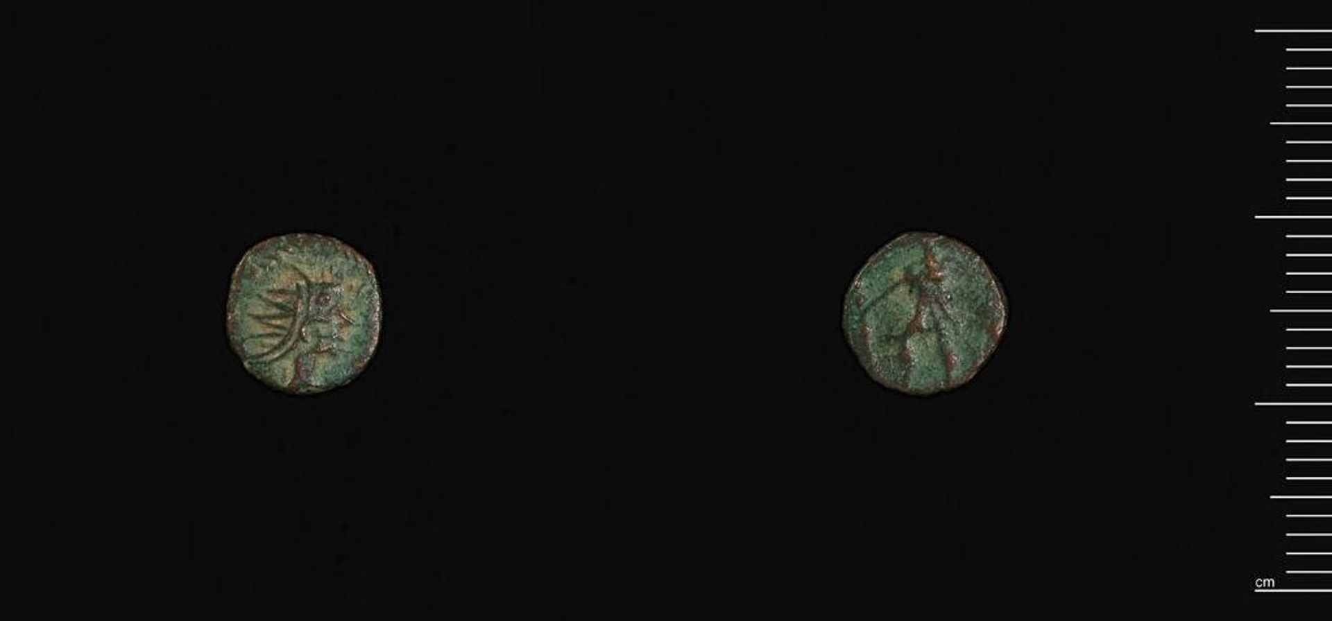 Antoninianus of Tetricus I, Barbarous Imitation by Tetricus I