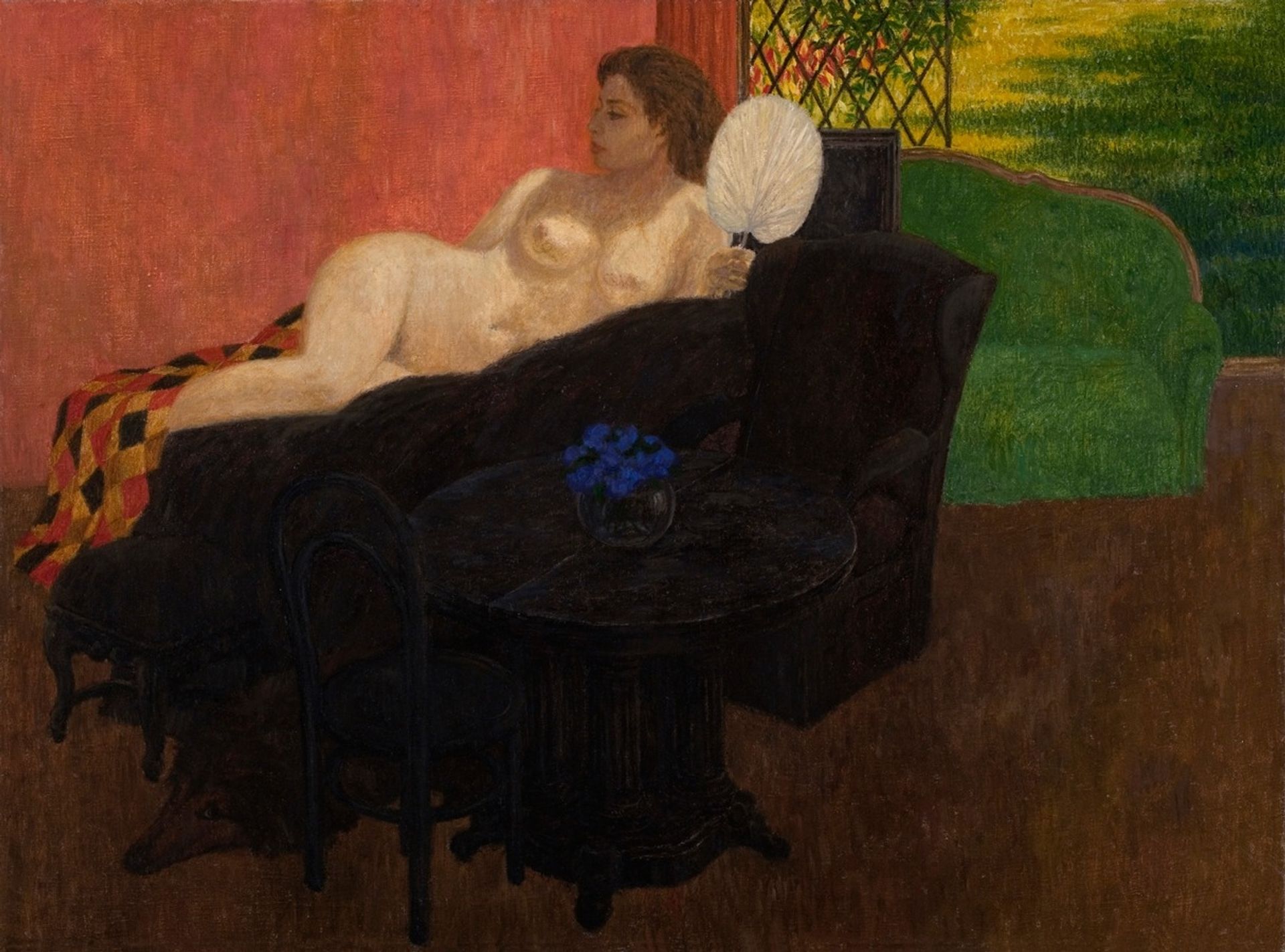 Nude and Sunshine in the Garden by Iwo Zaniewski