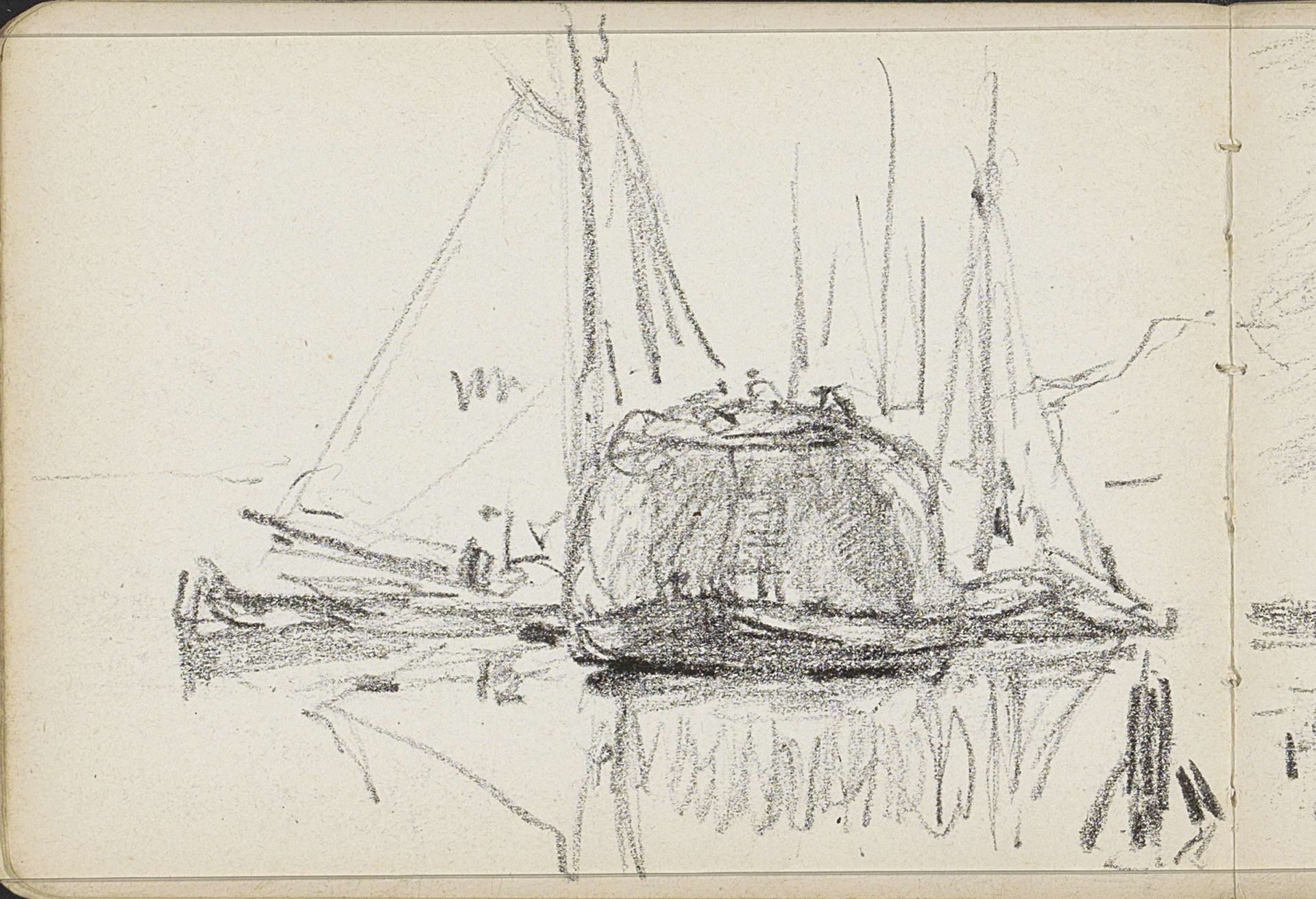 Zeilboten by Willem Cornelis Rip