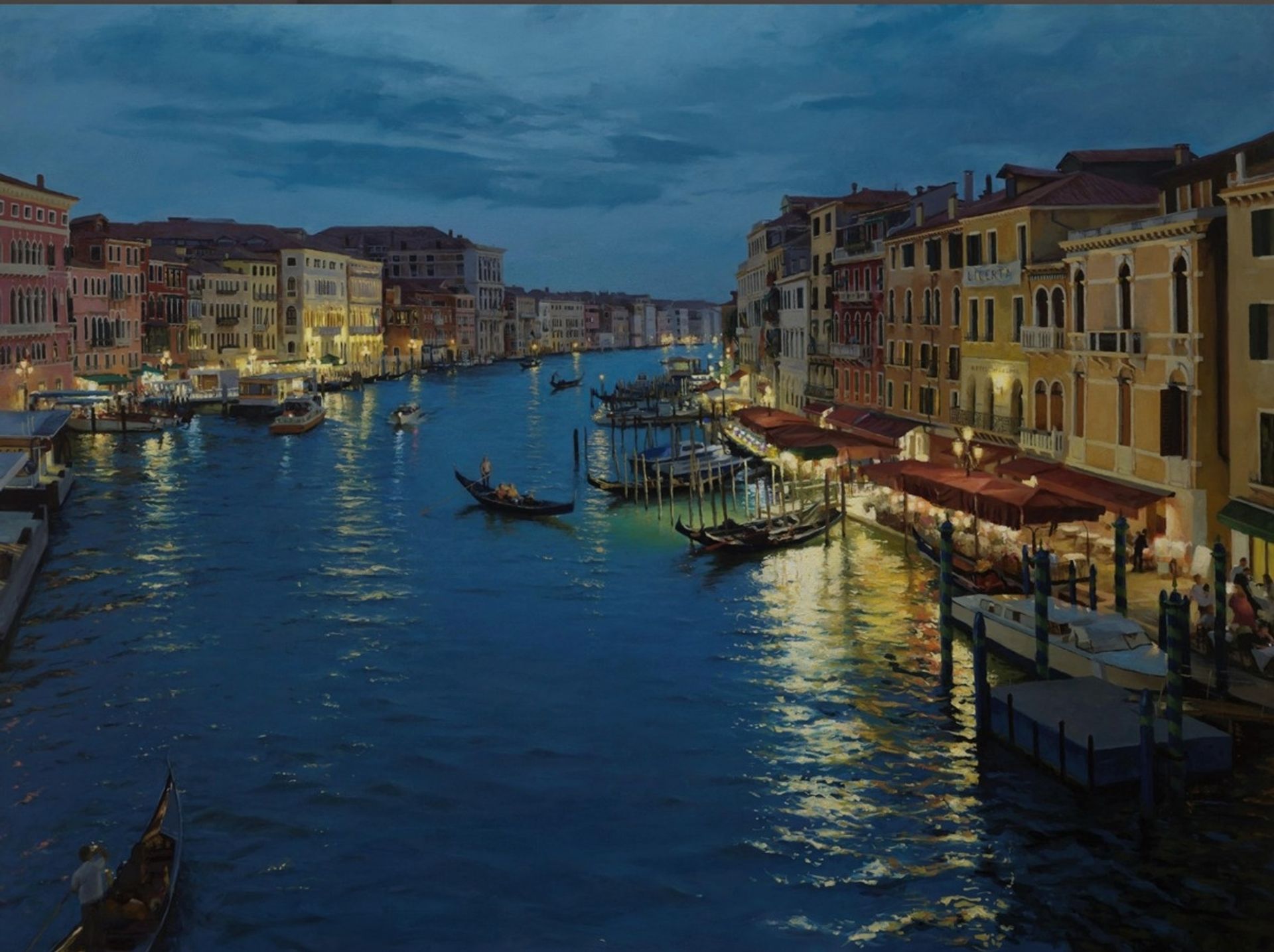 An Evening In Venice by Vicente Romero