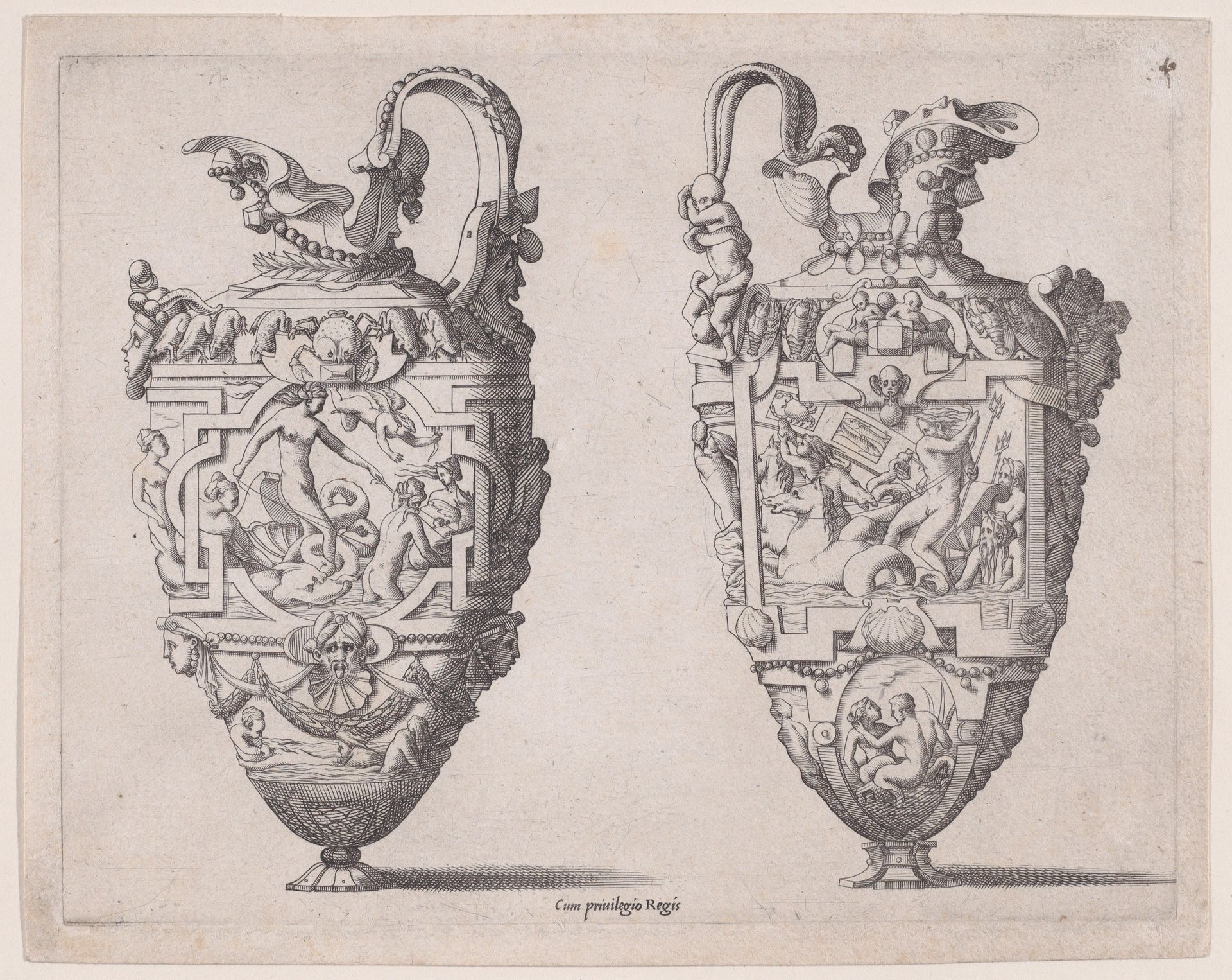 Two Ewers by René Boyvin