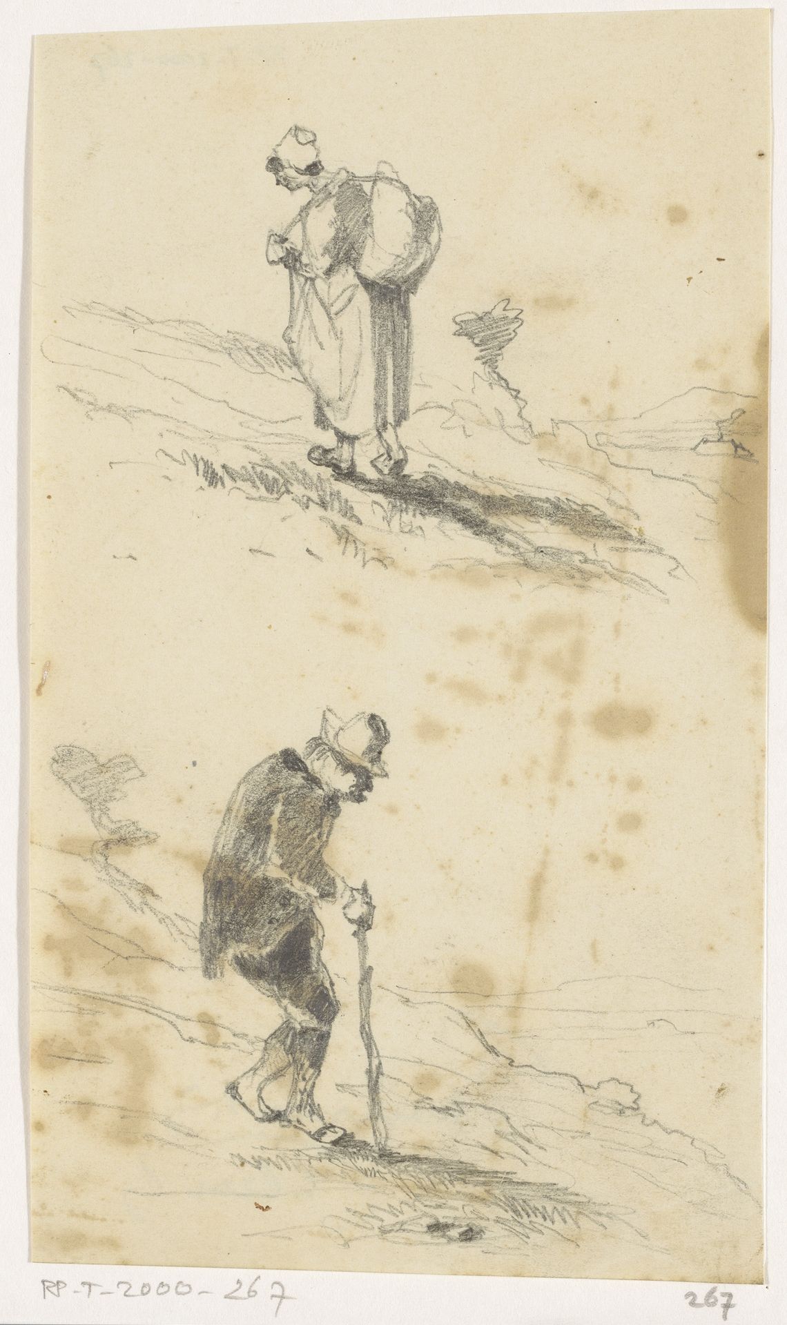 Uitgespannen paard by Johannes Tavenraat