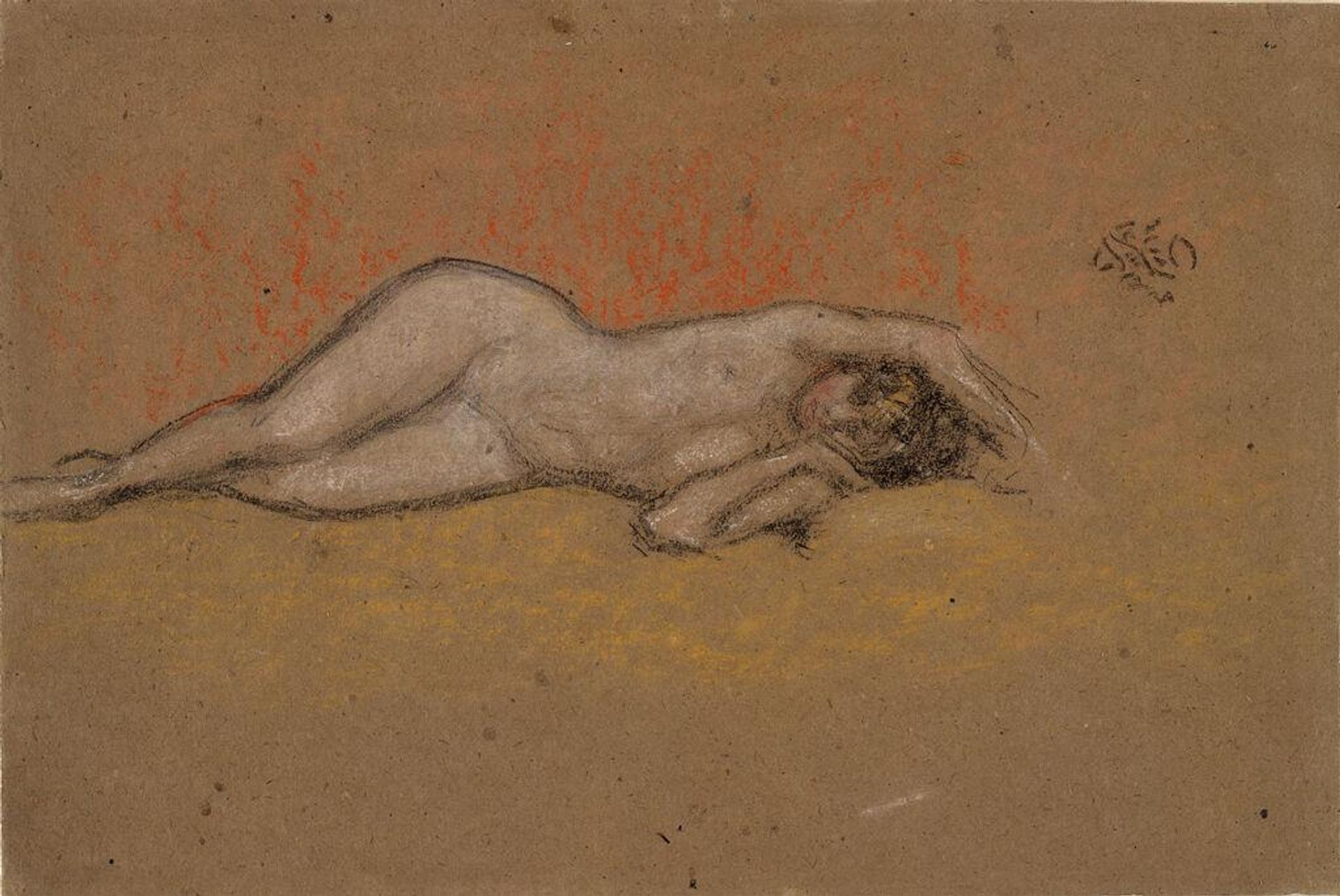 Nude Reclining by James Abbott McNeill Whistler