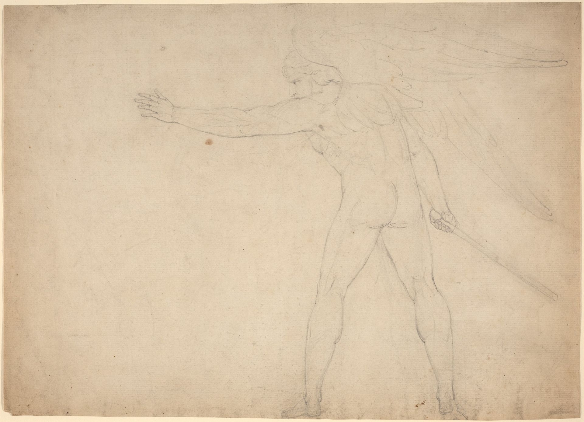 A Warring Angel [recto] by William Blake