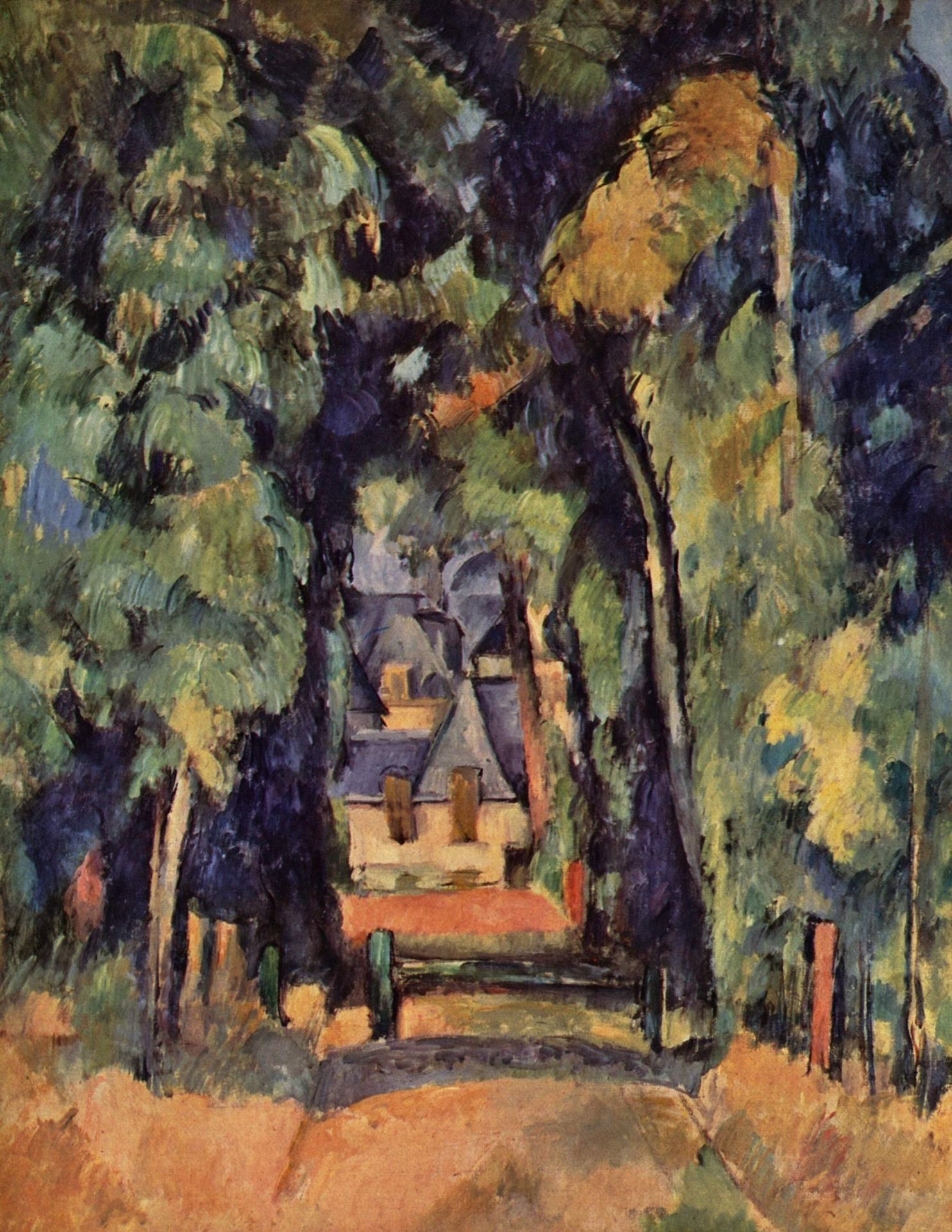 The Alley at Chantilly by Paul Cézanne