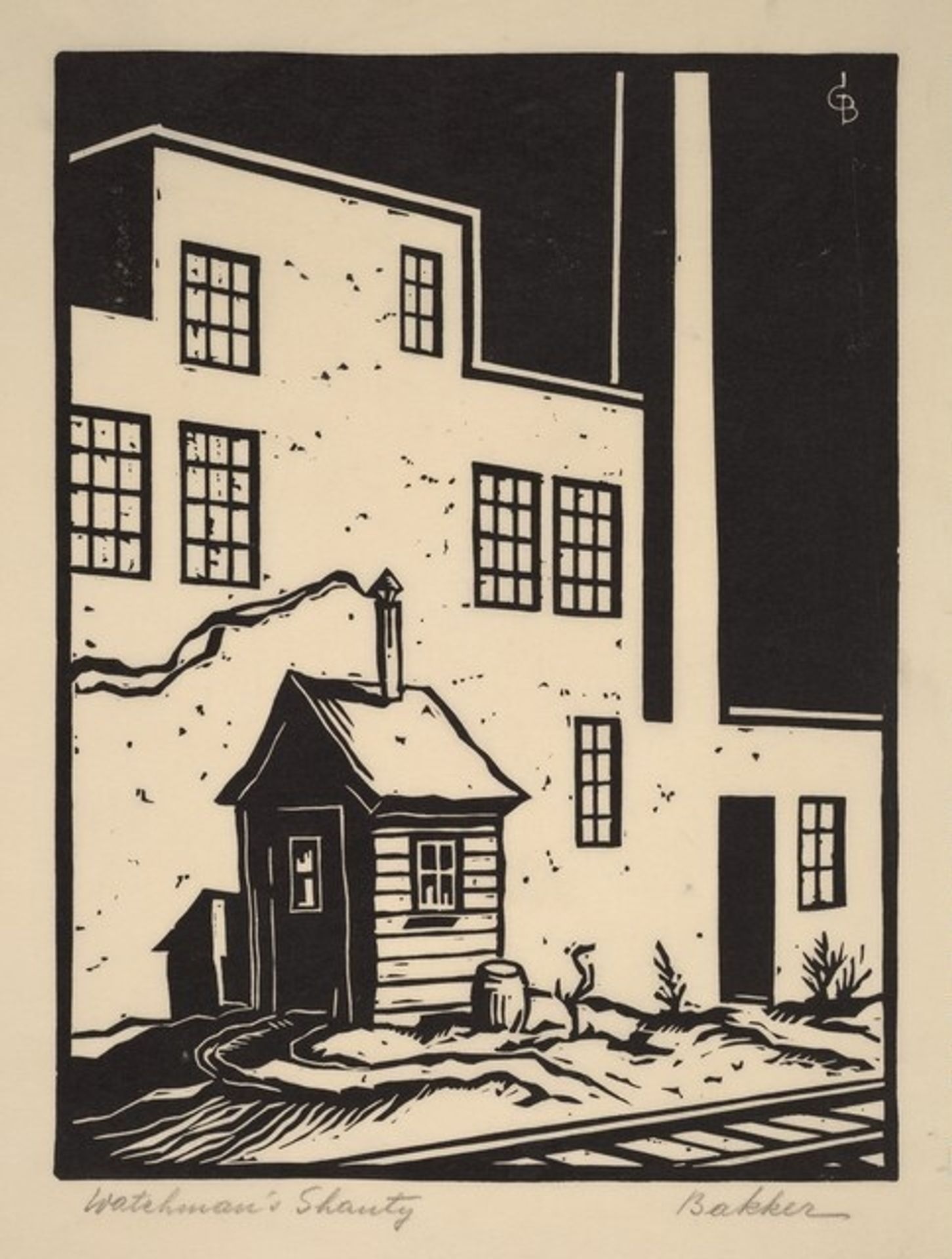 Watchman's Shanty by Gerhard H. Bakker