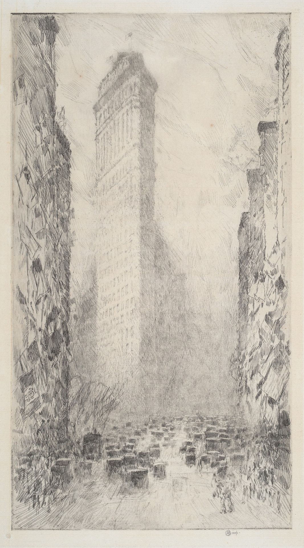 Washington's Birthday—Fifth Avenue & 23rd Street by Childe Hassam