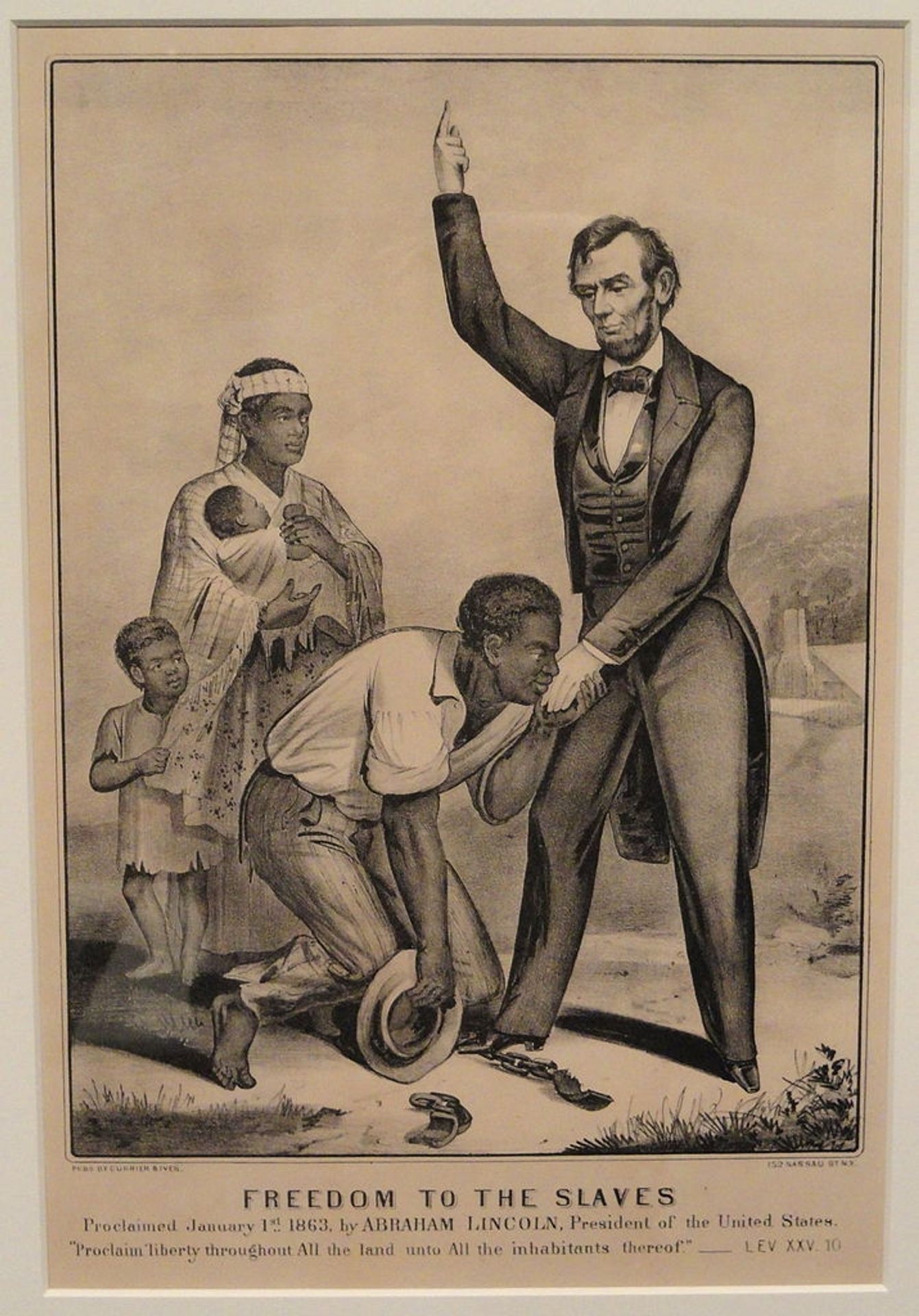 Freedom to the Slaves by Currier and Ives