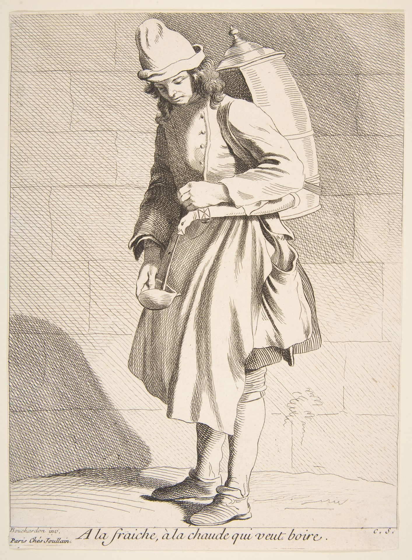 Drinks Vendor by Anne Claude Philippe Caylus