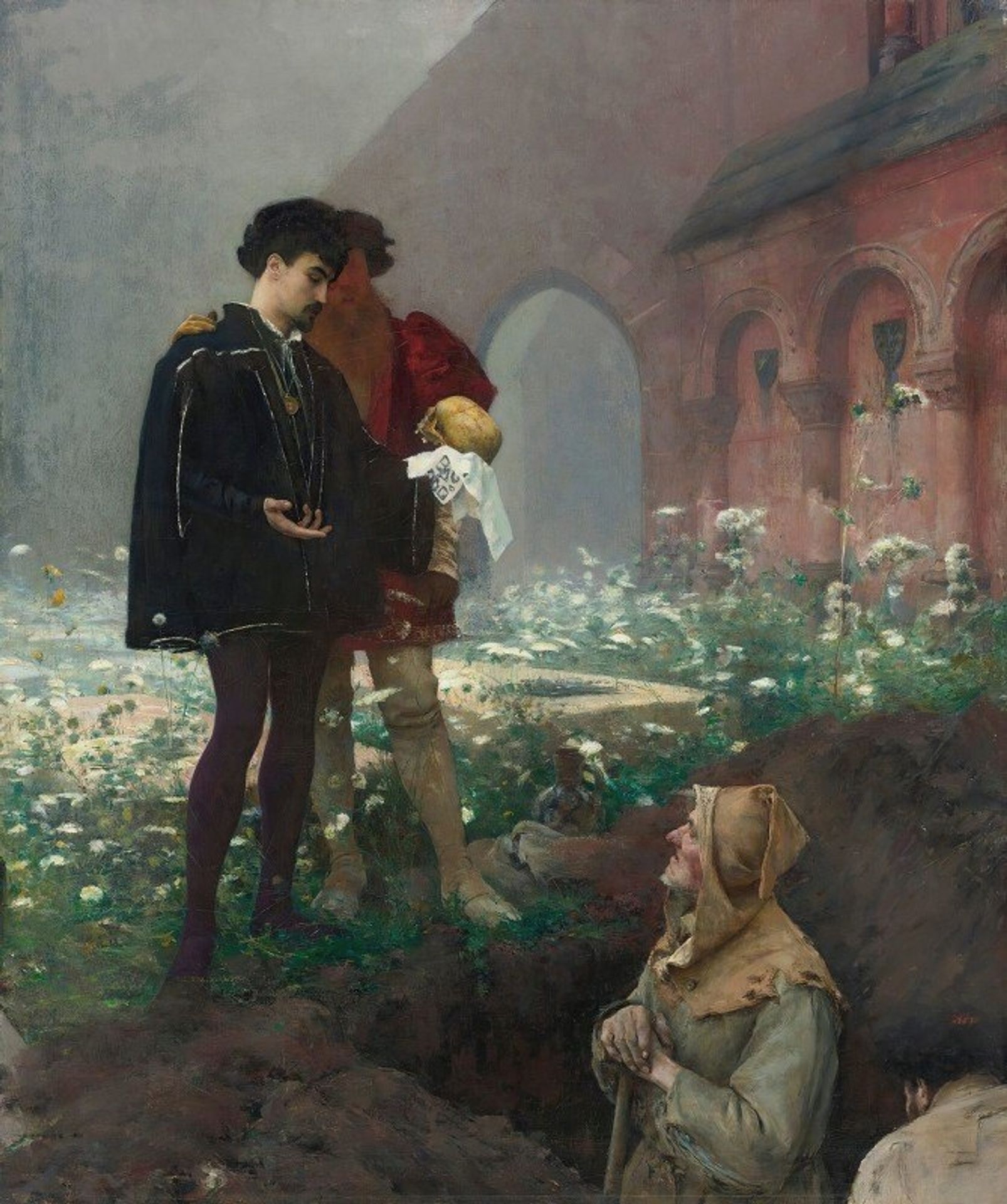 Hamlet Et Les Fossoyeurs by Pascal-Adolphe-Jean Dagnan-Bouveret