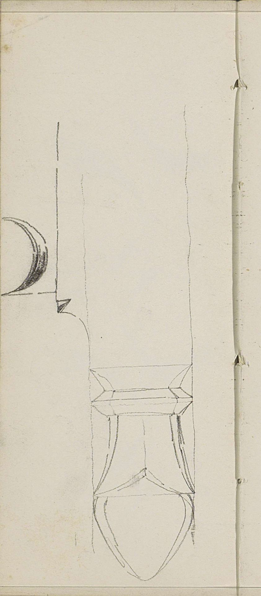 Sokkel met ornament by Gerrit Willem Dijsselhof