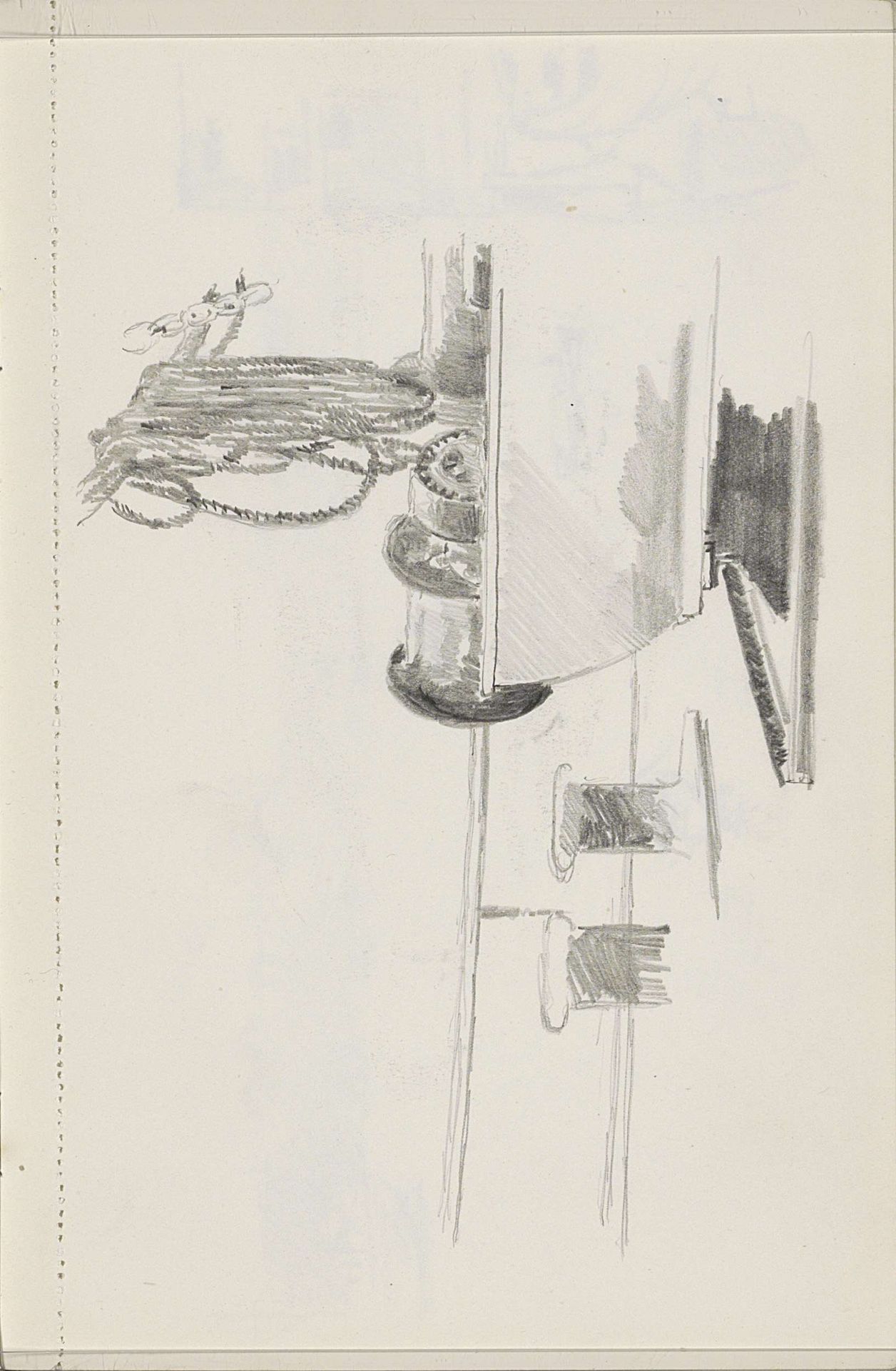 Reddingssloep op het dek van een schip by Cornelis Vreedenburgh