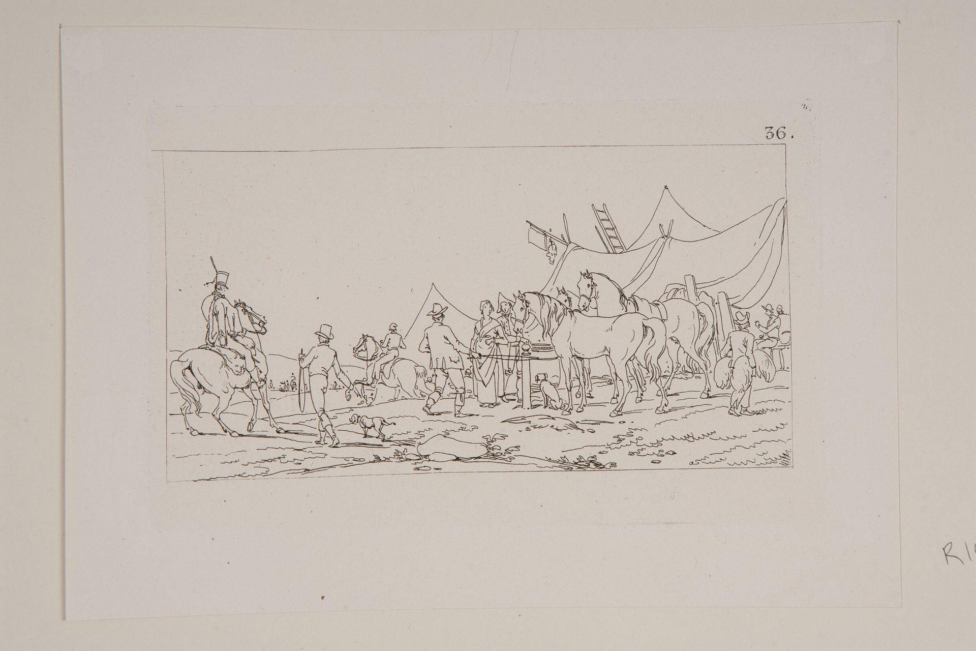 Plate XXXIII by Jacques-Francois-Joseph Swebach