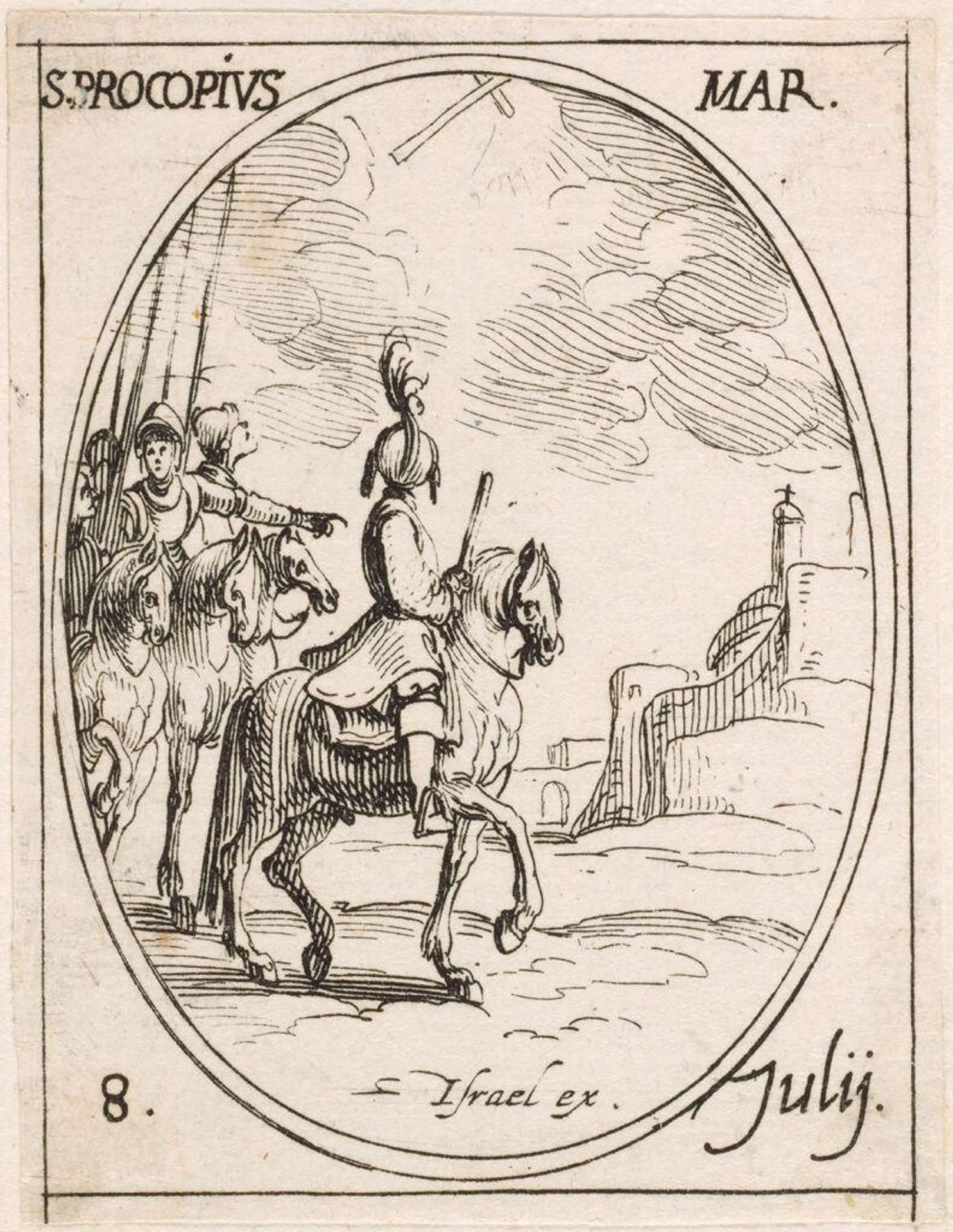 Saint Procopius by Jacques Callot