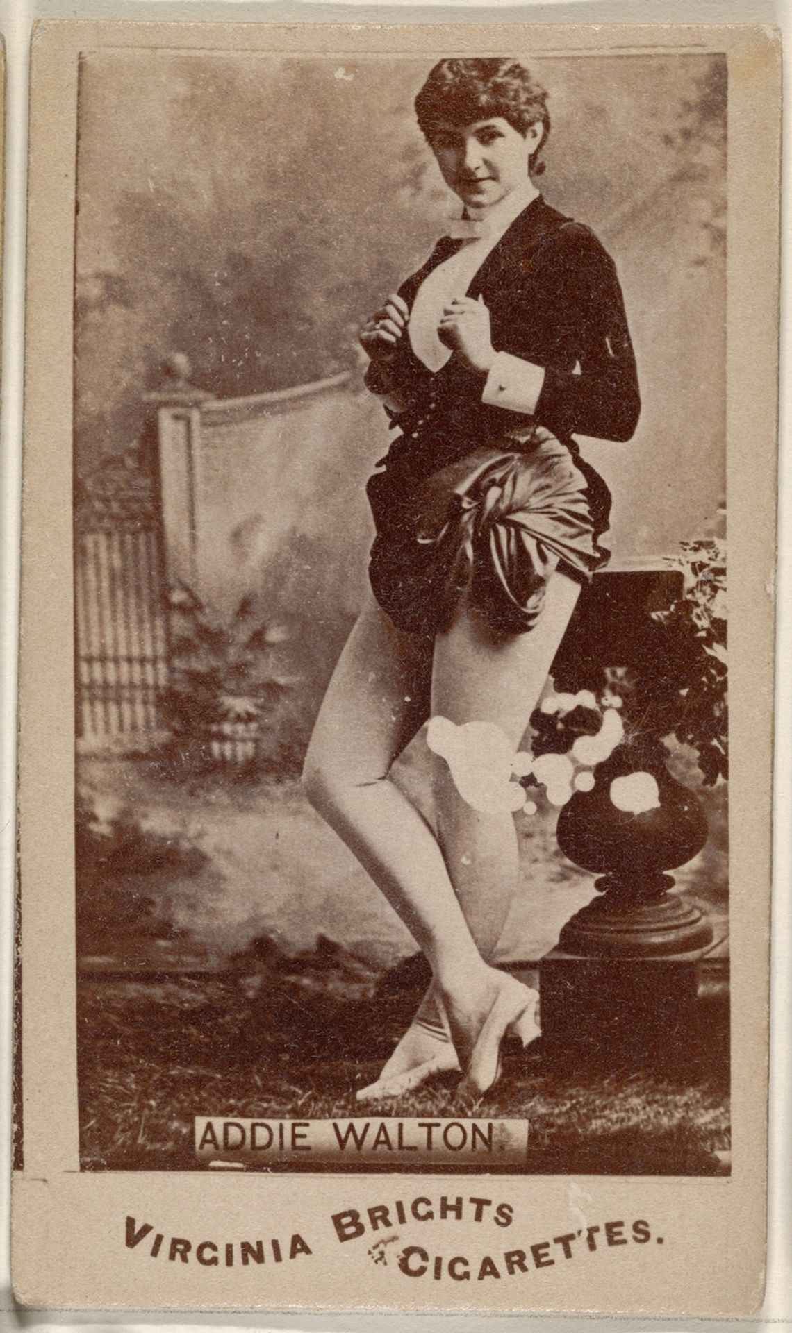 Addie Walton, from the Actors and Actresses series (N45, Type 1) for Virginia Brights Cigarettes by Allen & Ginter