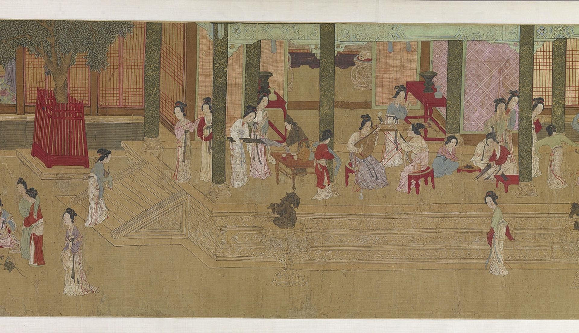 Spring Morning in the Han Palace (View F) by Qiu Ying