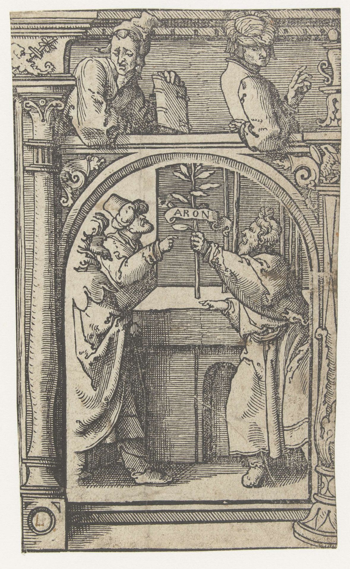 De staf van Aaron by Anonymous