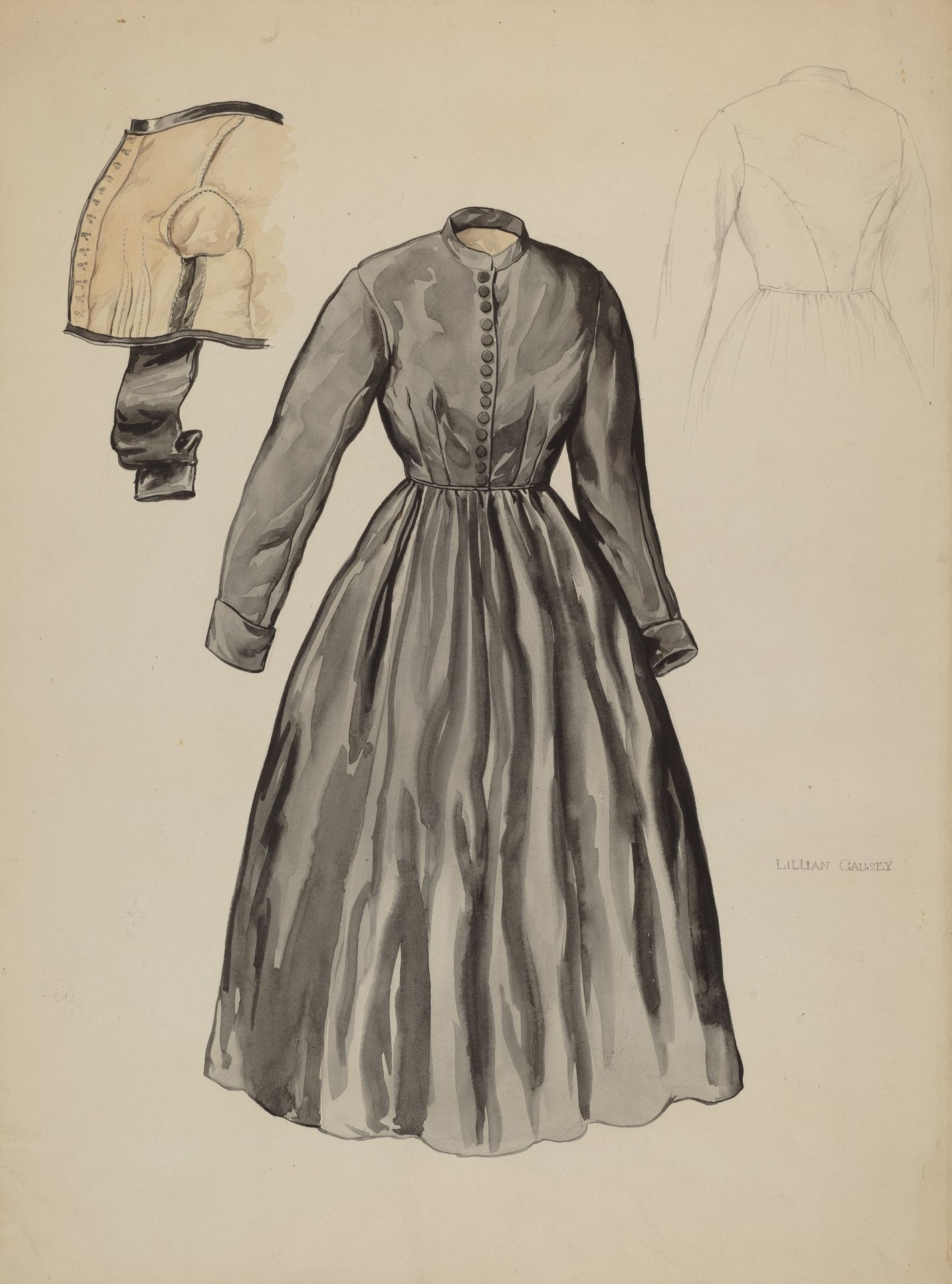 Quaker Dress by Lillian Causey