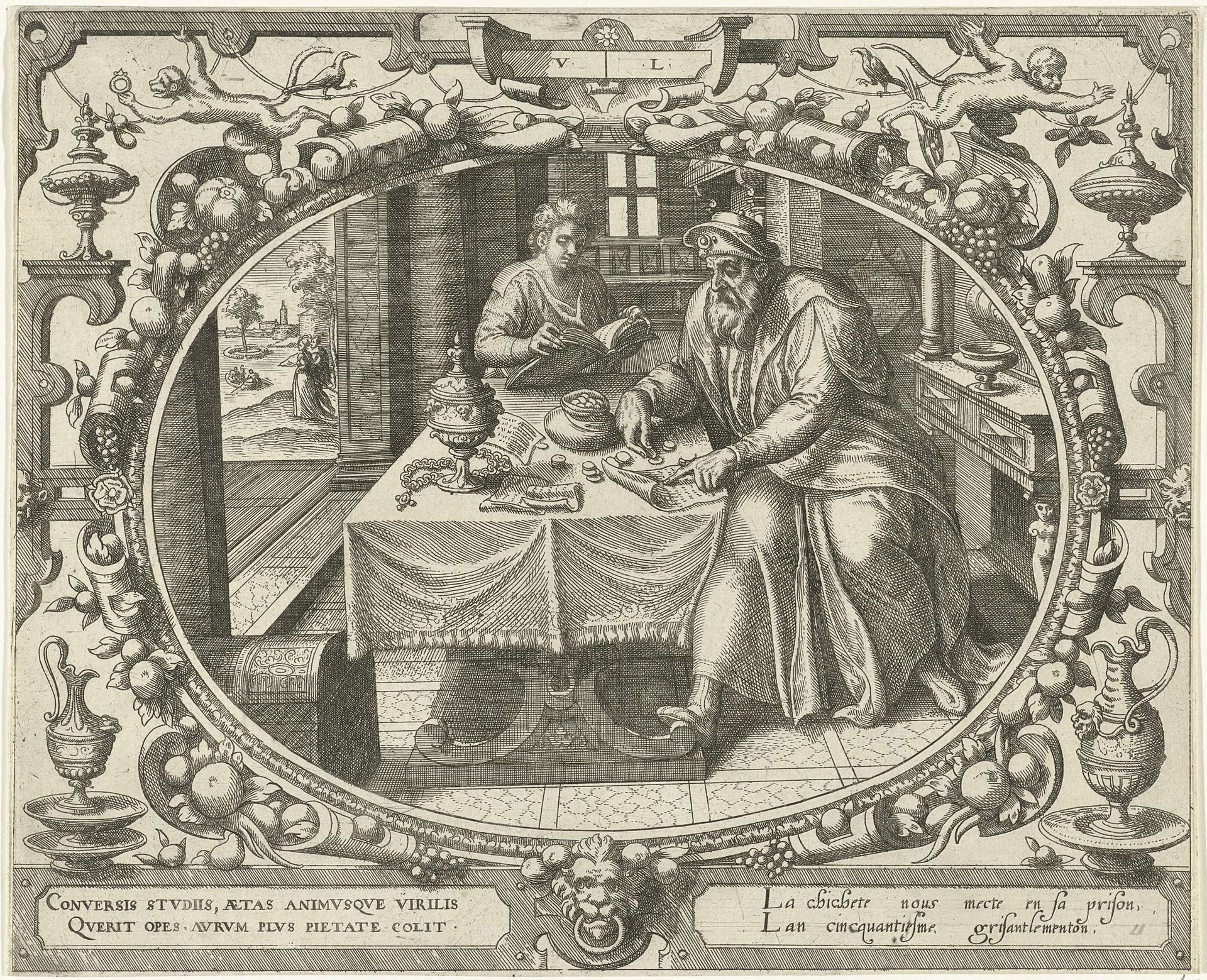 De mens op vijftigjarige leeftijd by Gerard van Groeningen