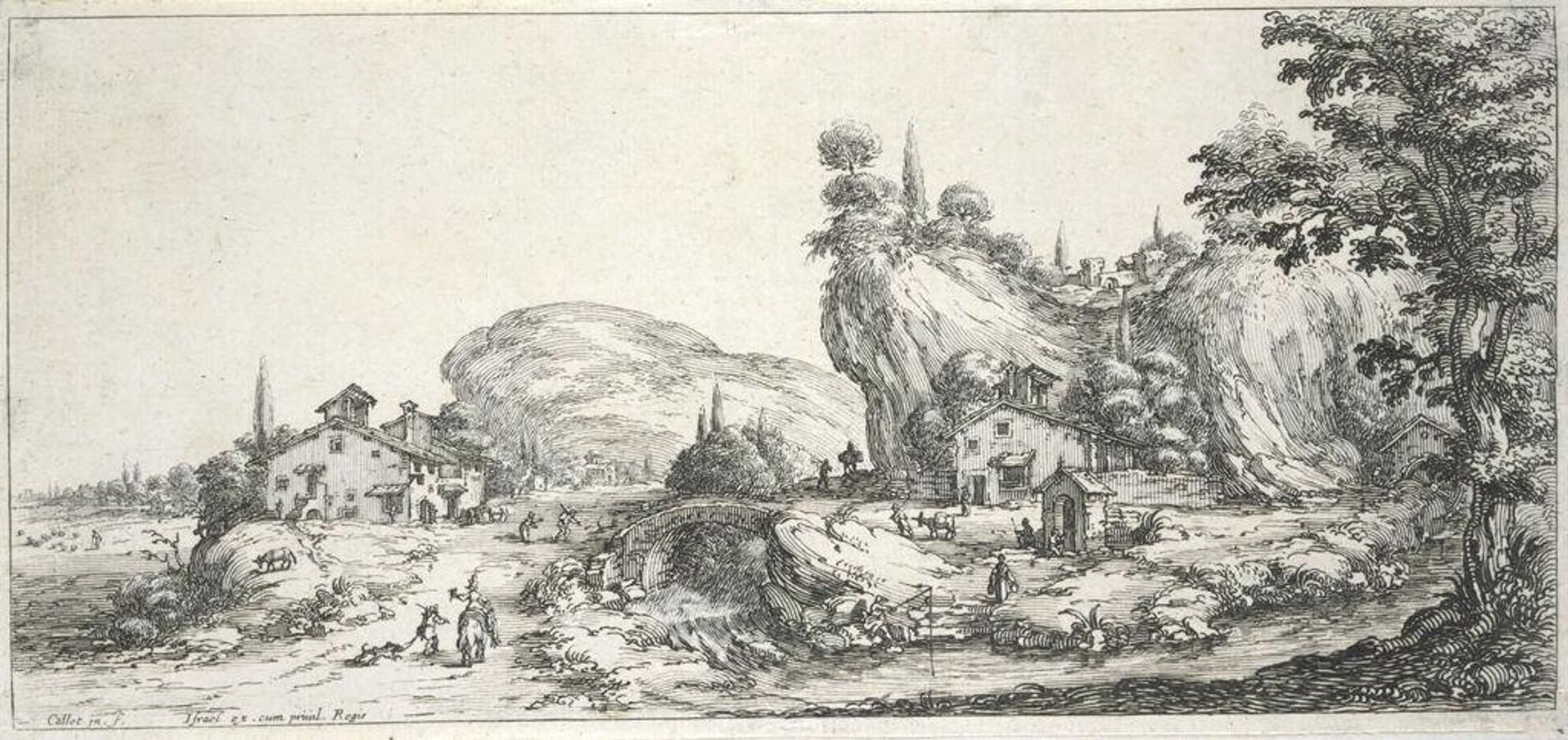 Return from the Hunt by Jacques Callot