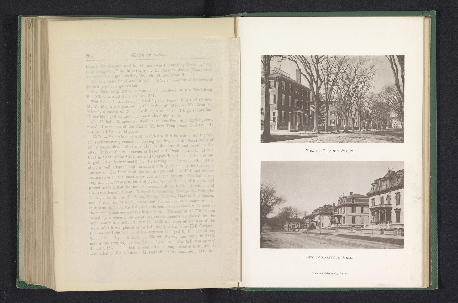 Gezicht op Chestnut Street en Lafayette Street in Salem by Anonymous